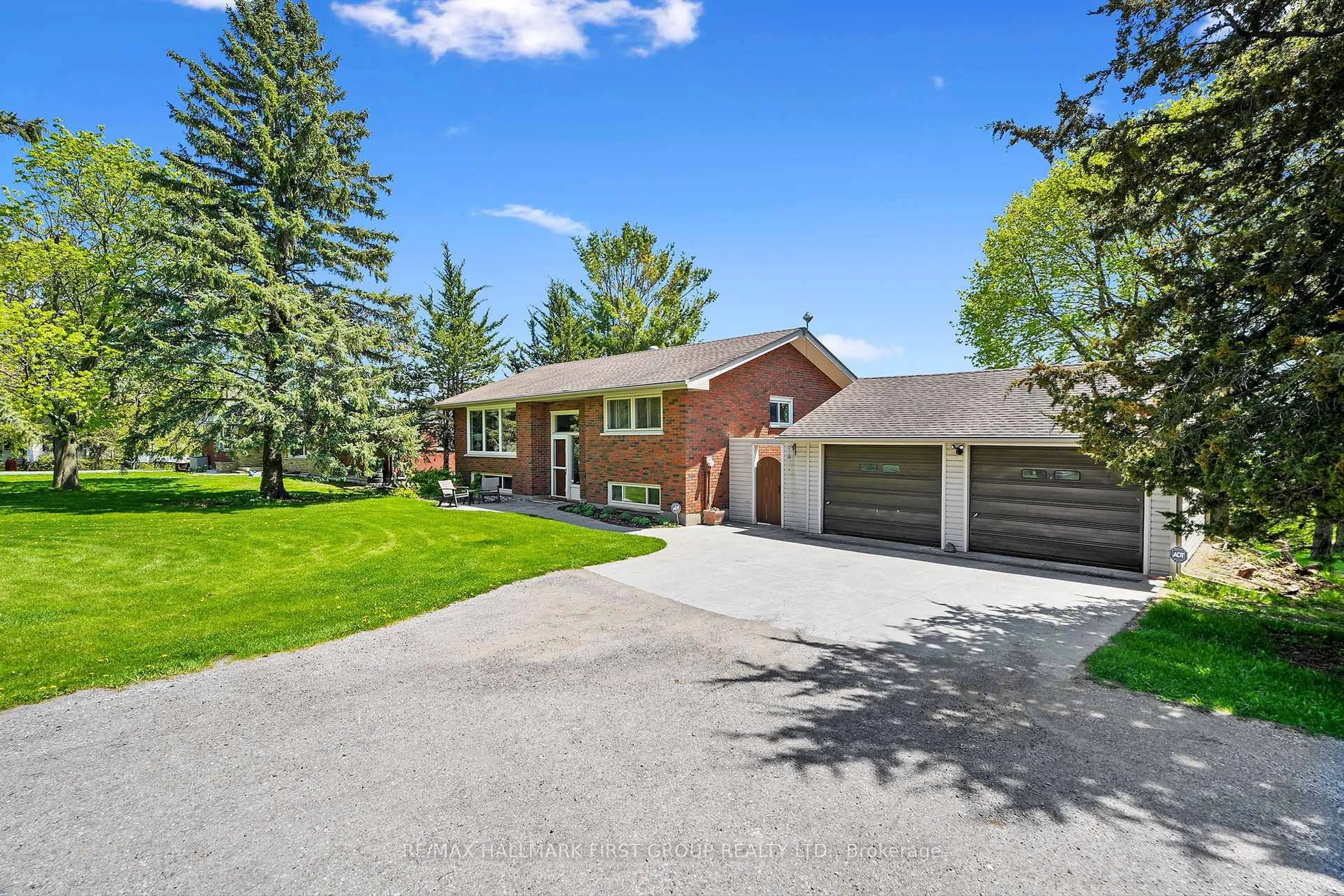 A pic from outside/outdoor area/front of a property/back of a property/a pic from drone, unknown for 4227 County 45 Rd, Hamilton Township Ontario K9A 0X3