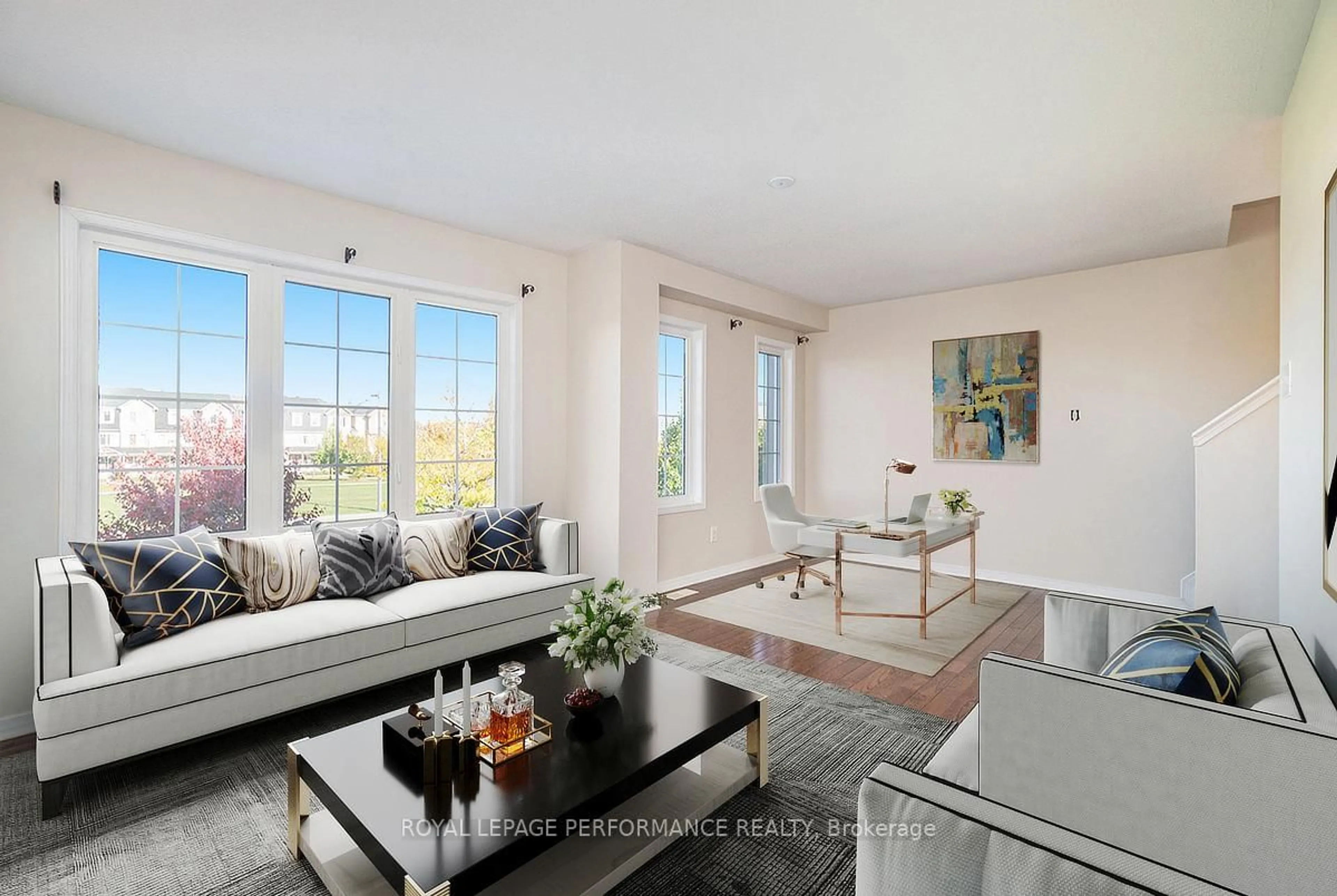 Living room with furniture, unknown for 3721 Riverbreeze St #G, Ottawa Ontario K2J 0T1