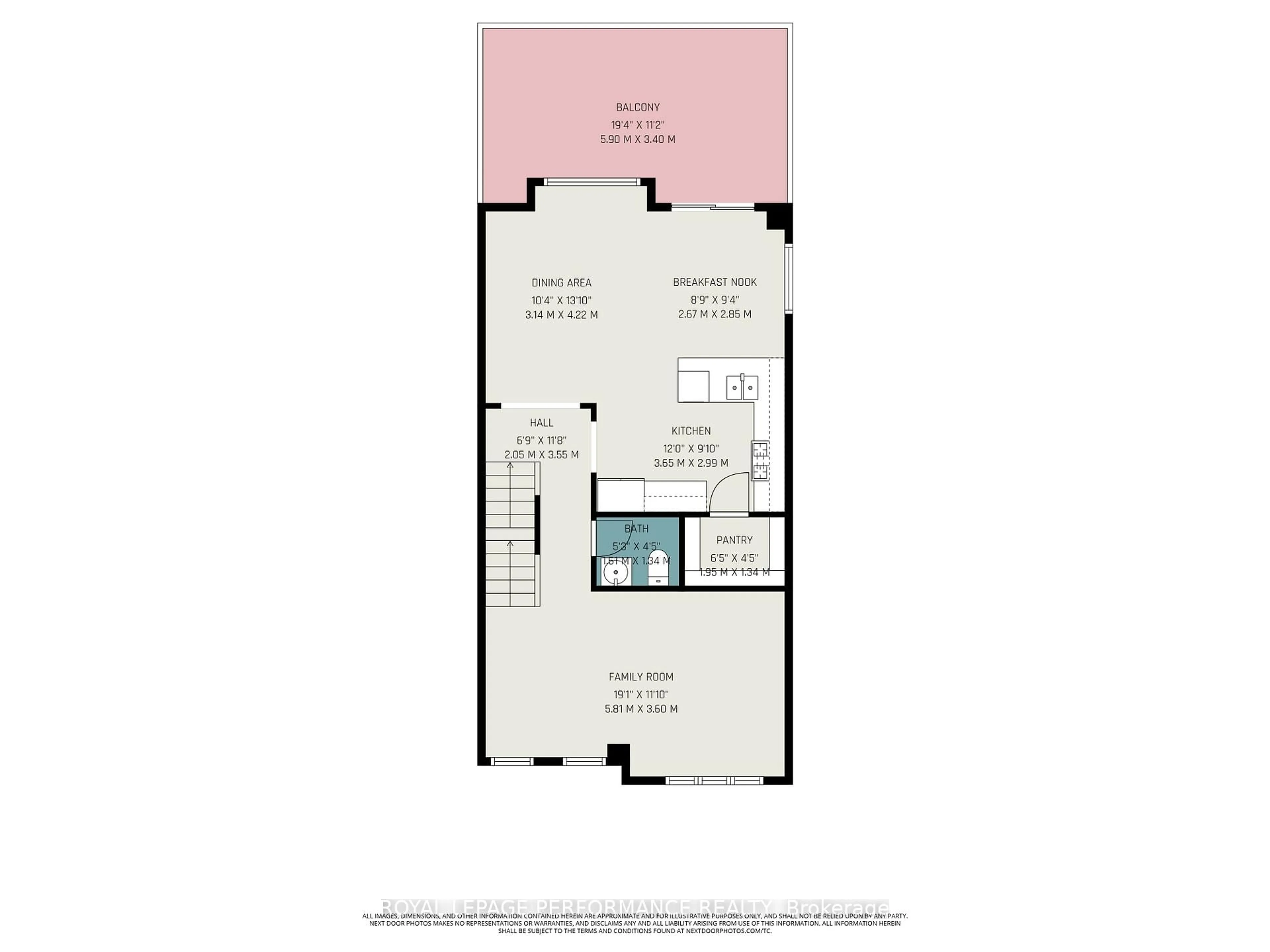 Floor plan for 3721 Riverbreeze St #G, Ottawa Ontario K2J 0T1