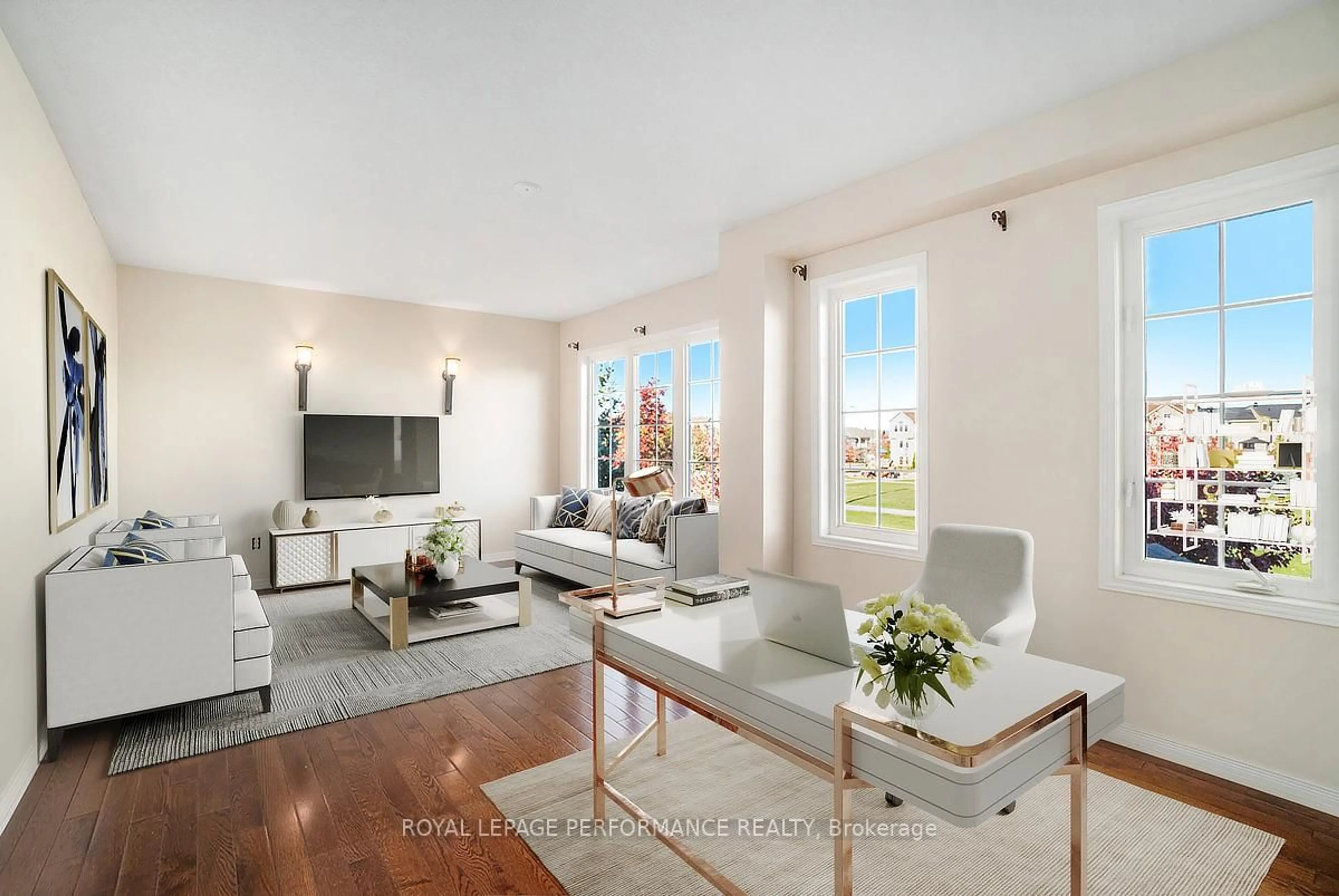 Living room with furniture, unknown for 3721 Riverbreeze St #G, Ottawa Ontario K2J 0T1