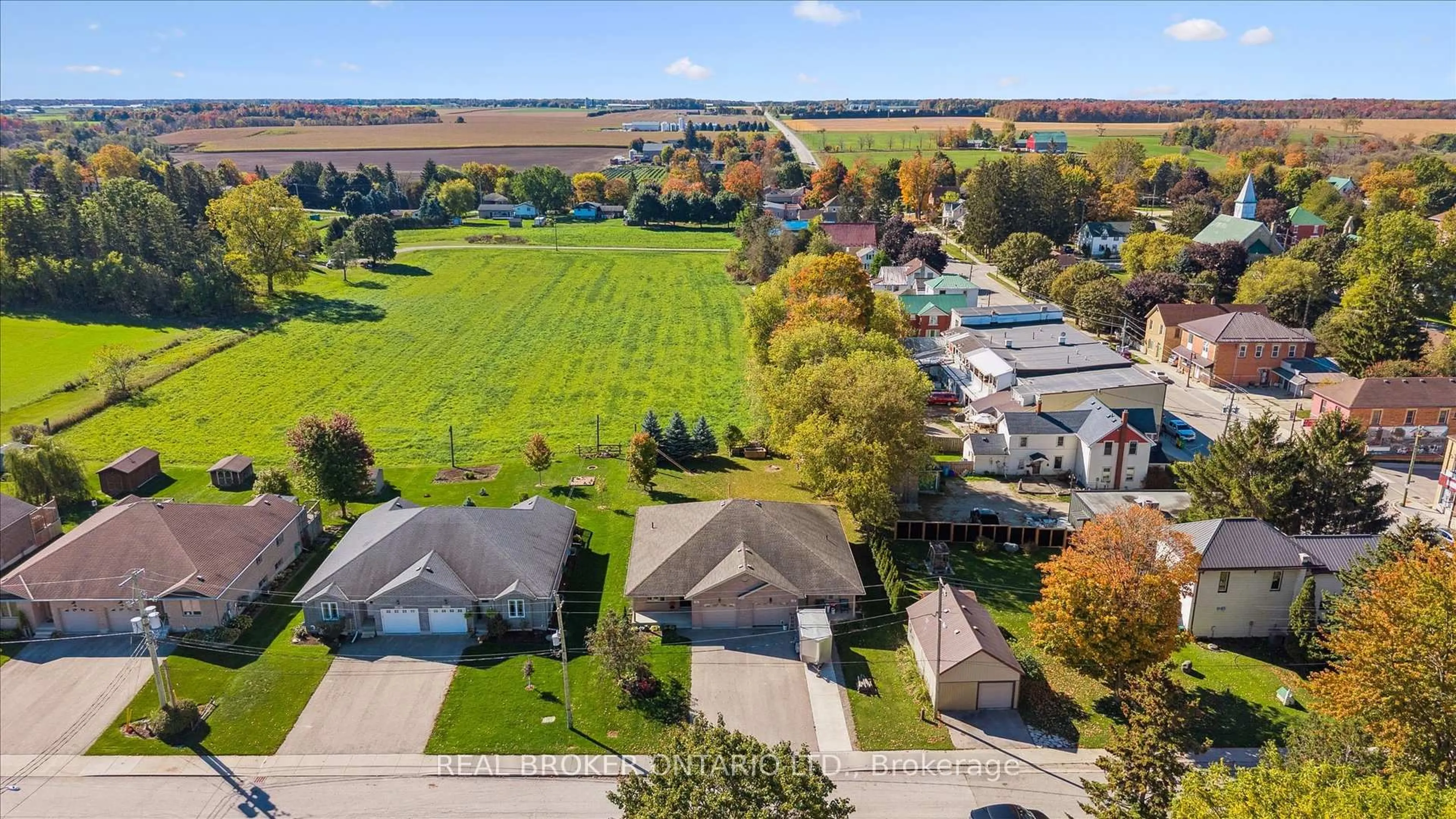 A pic from outside/outdoor area/front of a property/back of a property/a pic from drone, unknown for 12 Caroline St, Mapleton Ontario N0G 2K0