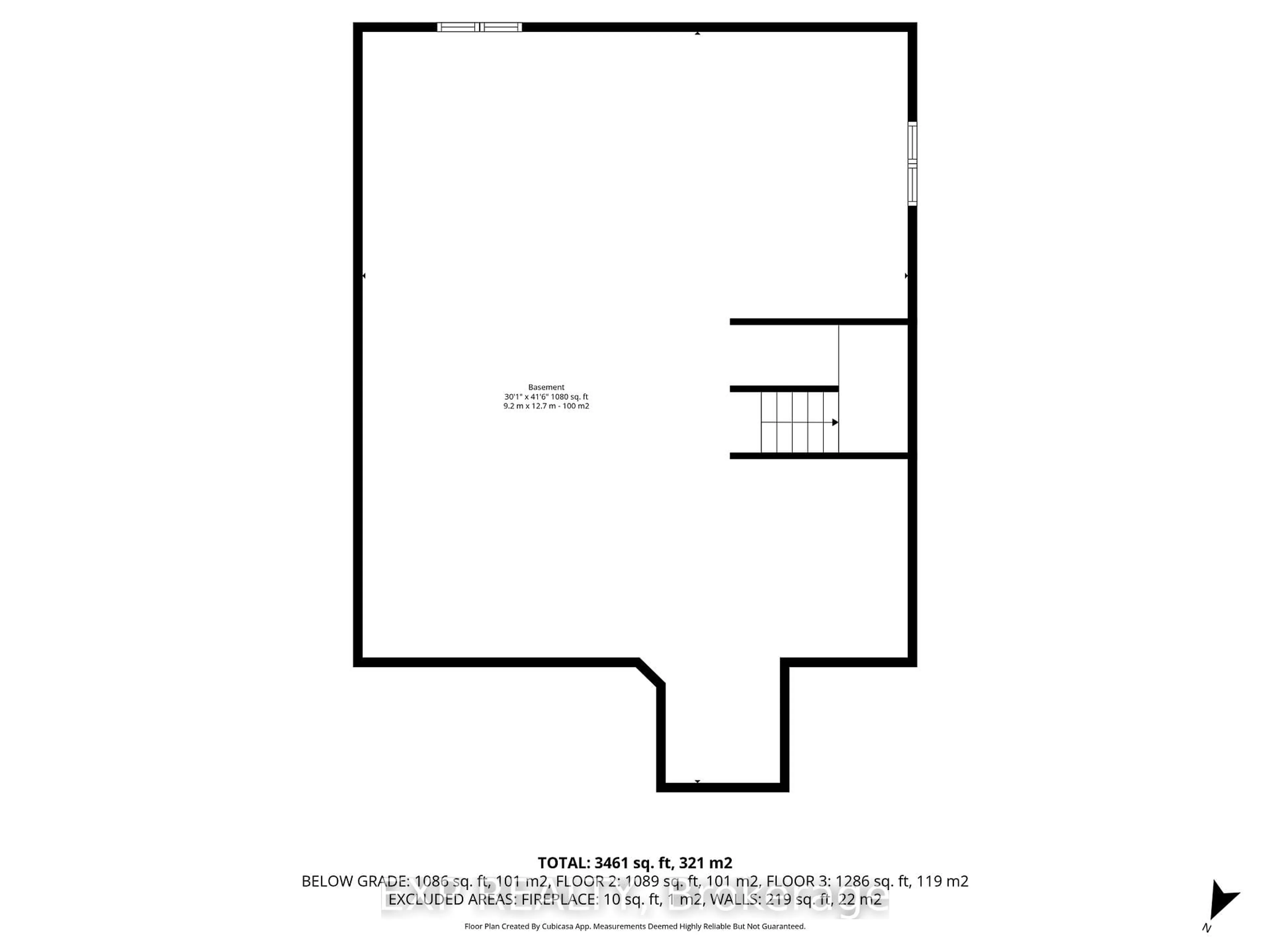 Floor plan for 423 Dundonald Dr, Ottawa Ontario K2J 0G9
