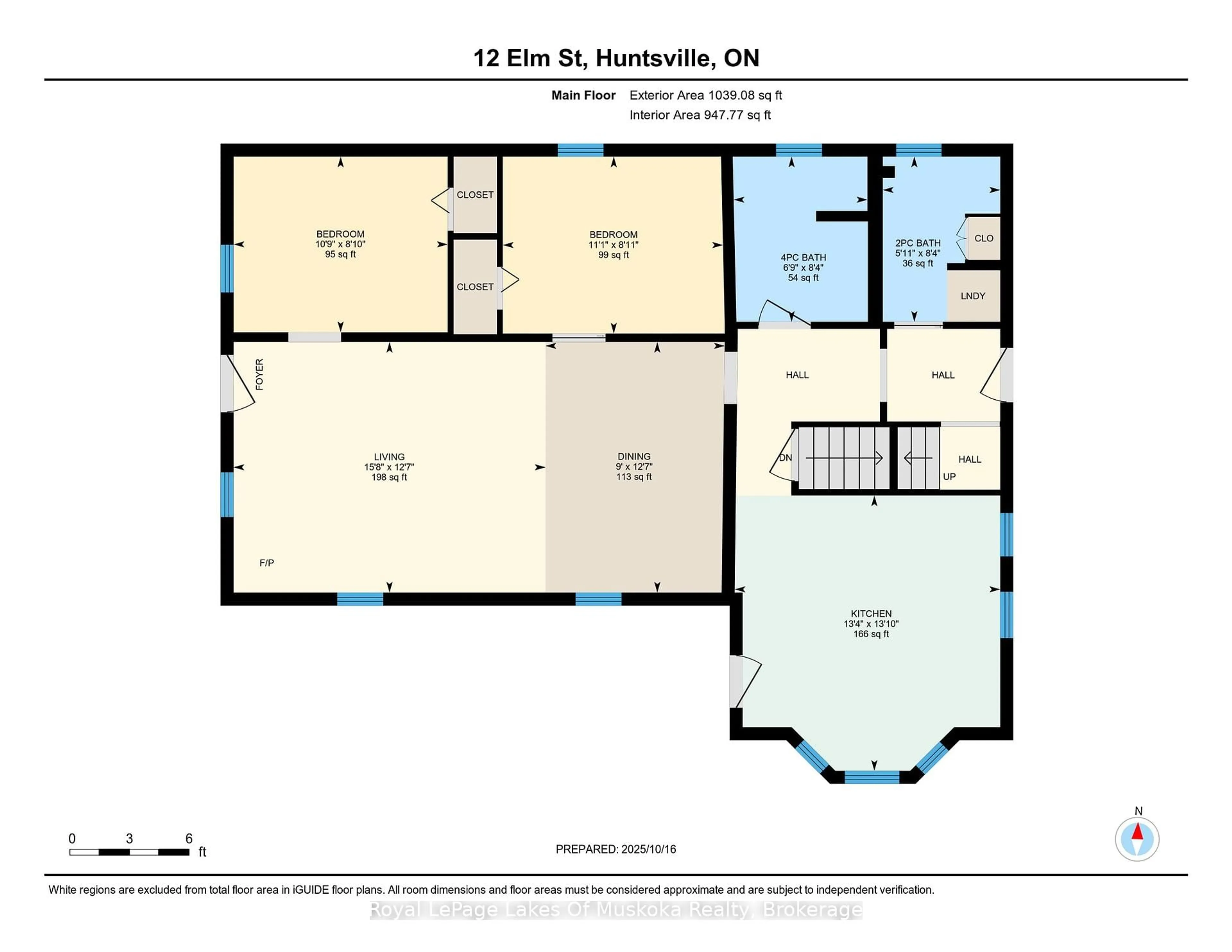 Floor plan for 12 Elm St, Huntsville Ontario P1H 1L1