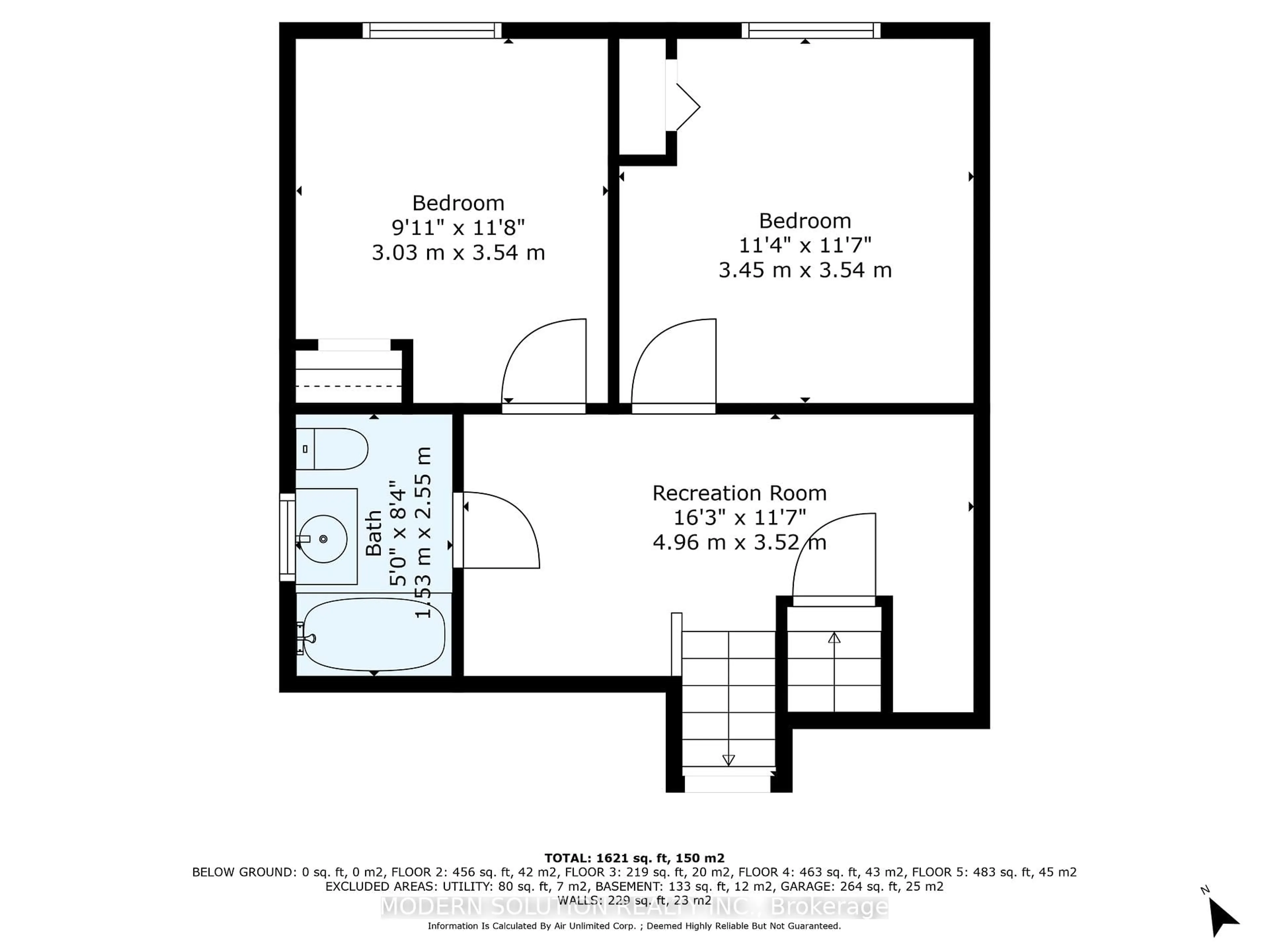 Floor plan for 370A Churchill Crt, Waterloo Ontario N2L 6B4