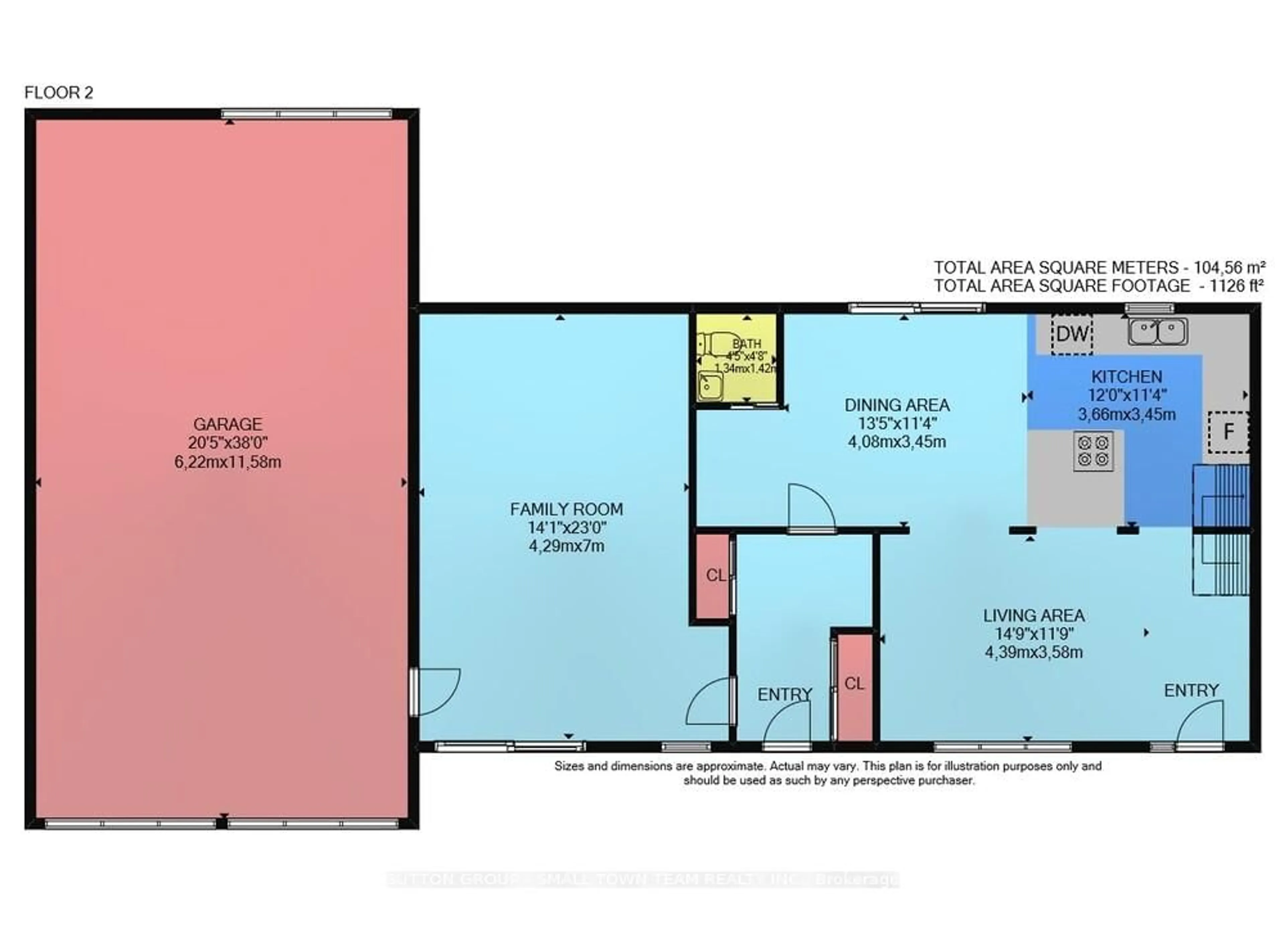 Floor plan for 29788 Talbot Line, Dutton/Dunwich Ontario N0L 2M0