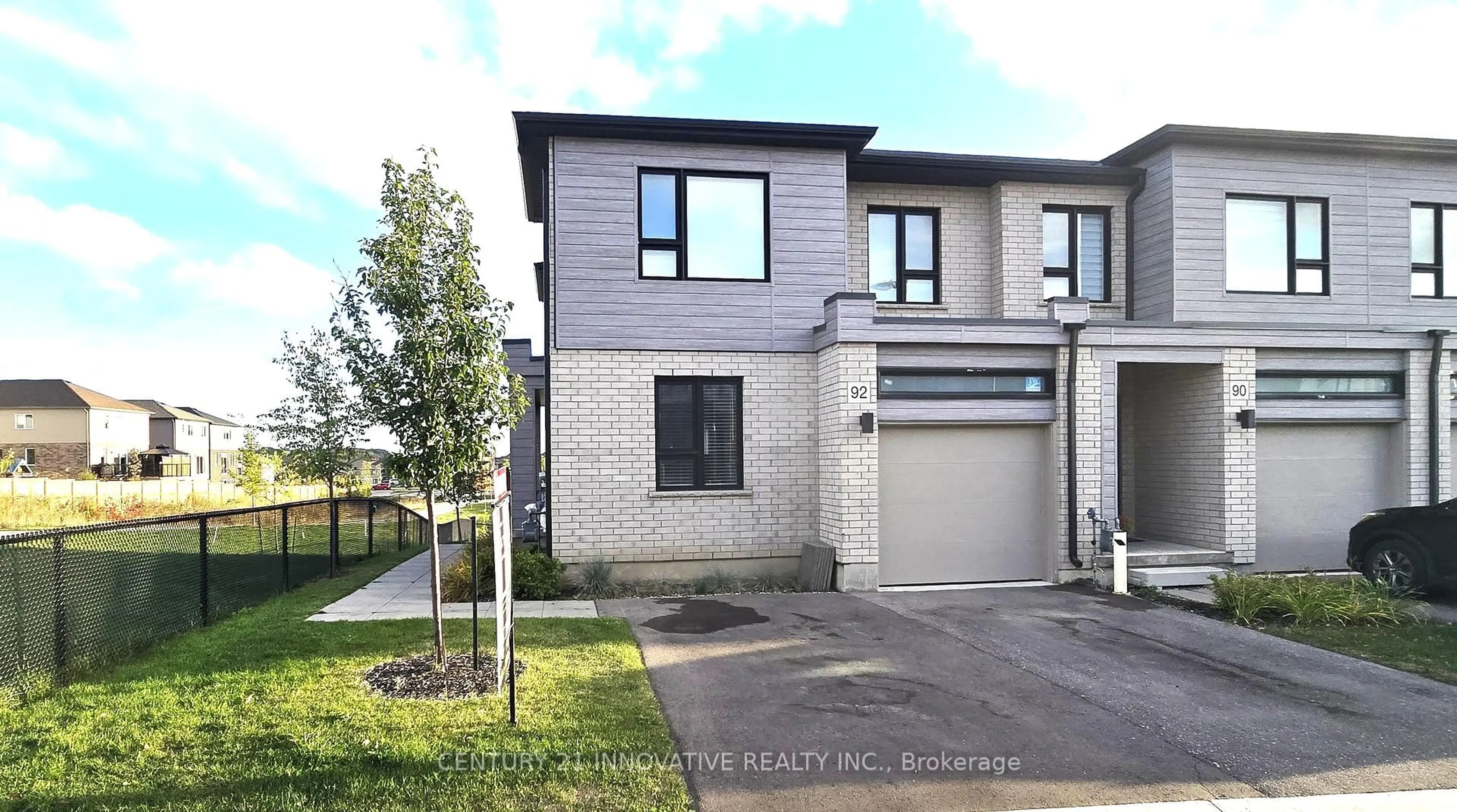 Home with brick exterior material, street for 92 Pony Way, Kitchener Ontario N2R 0R8