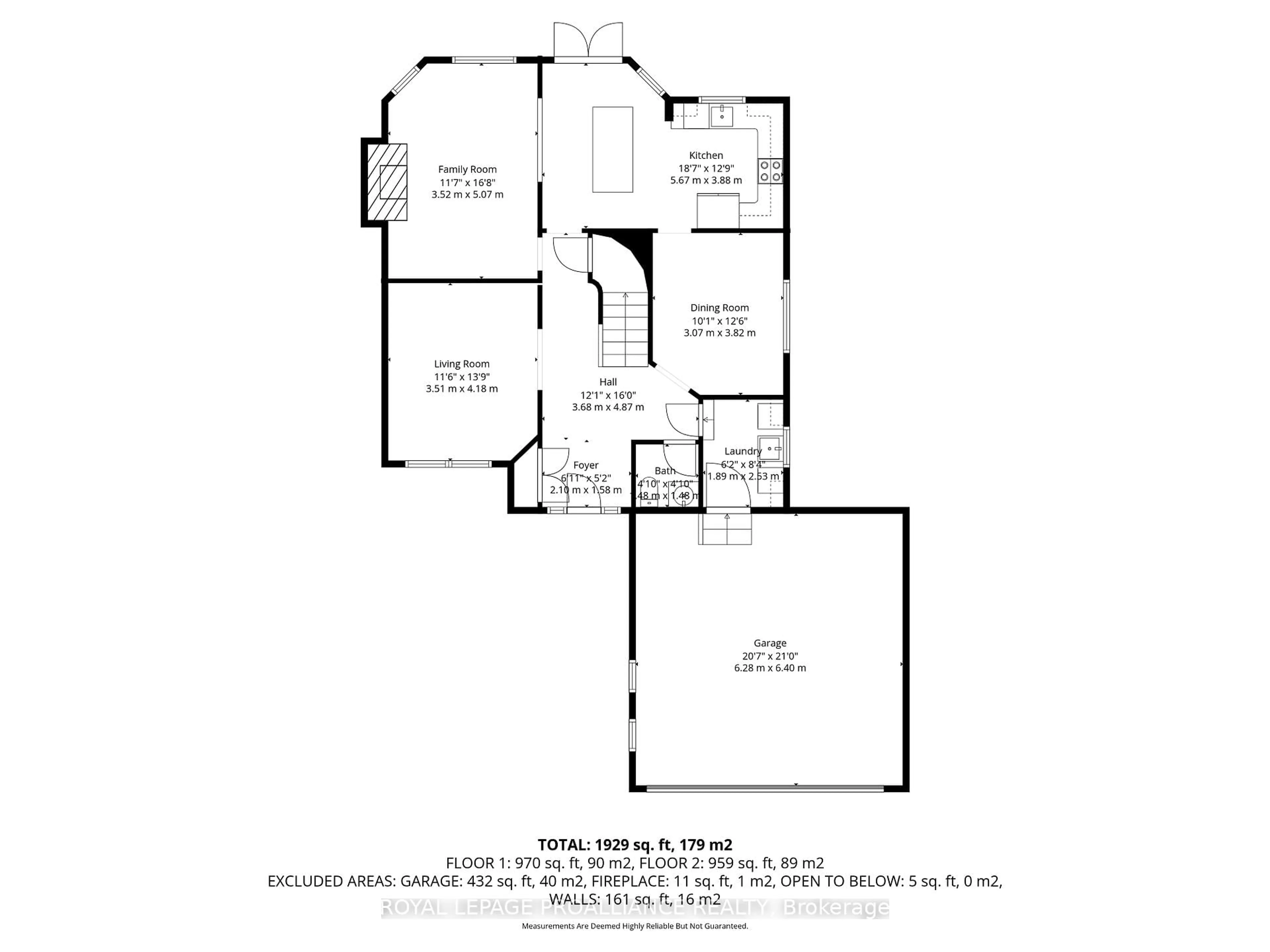 Floor plan for 1024 Frei St, Cobourg Ontario K9A 5L4