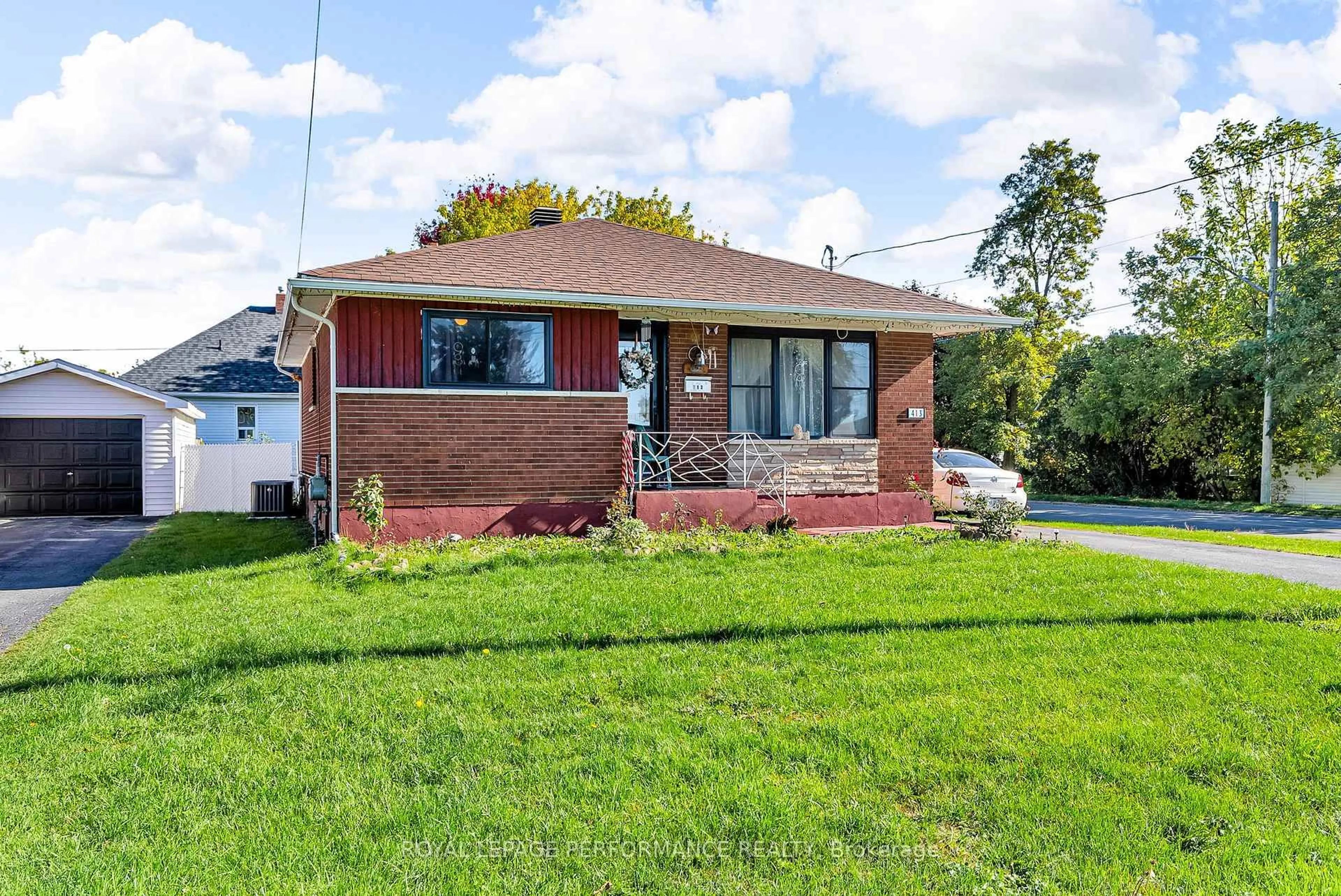 Home with brick exterior material, street for 413 Wallrich Ave, Cornwall Ontario K6J 2B4