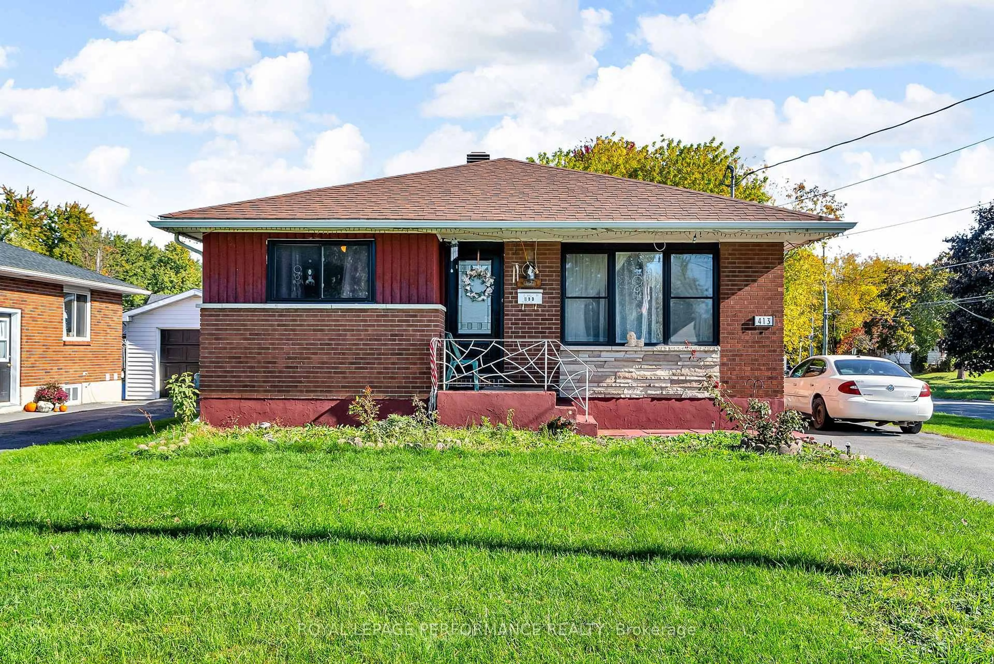 Home with brick exterior material, street for 413 Wallrich Ave, Cornwall Ontario K6J 2B4