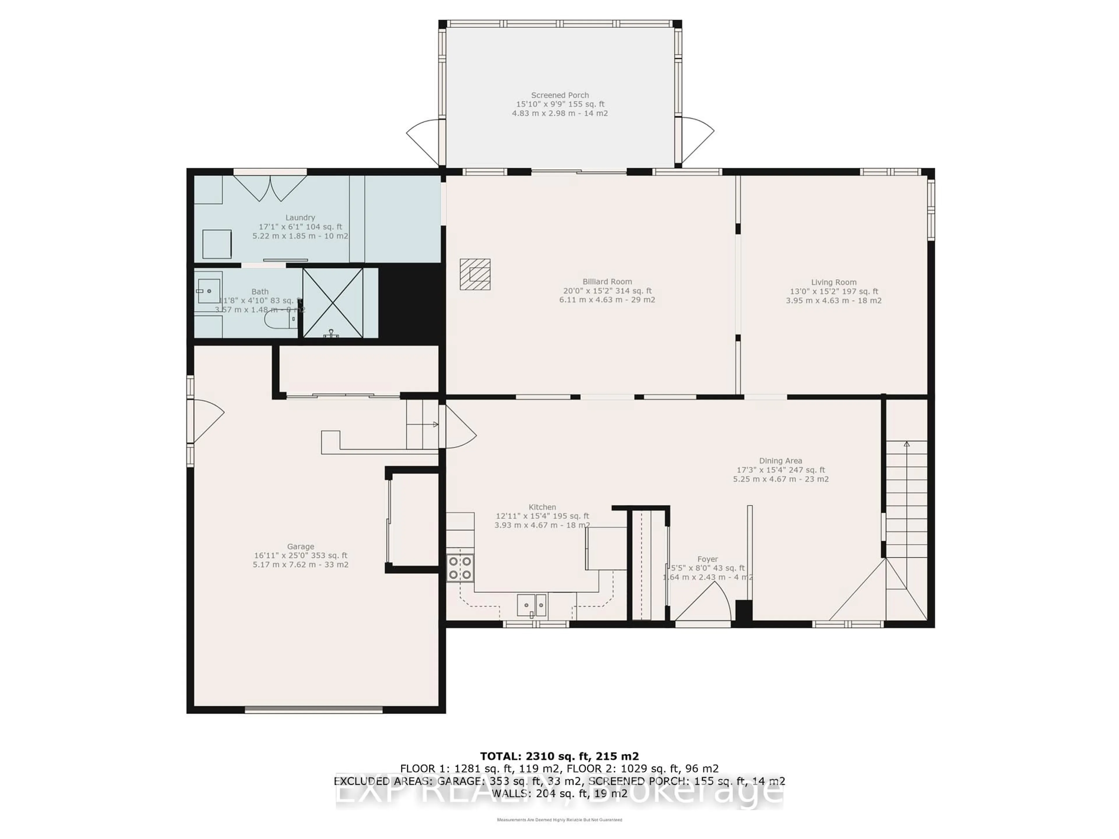 Floor plan for 587 Scuttlehole Rd, Belleville Ontario K0K 2V0