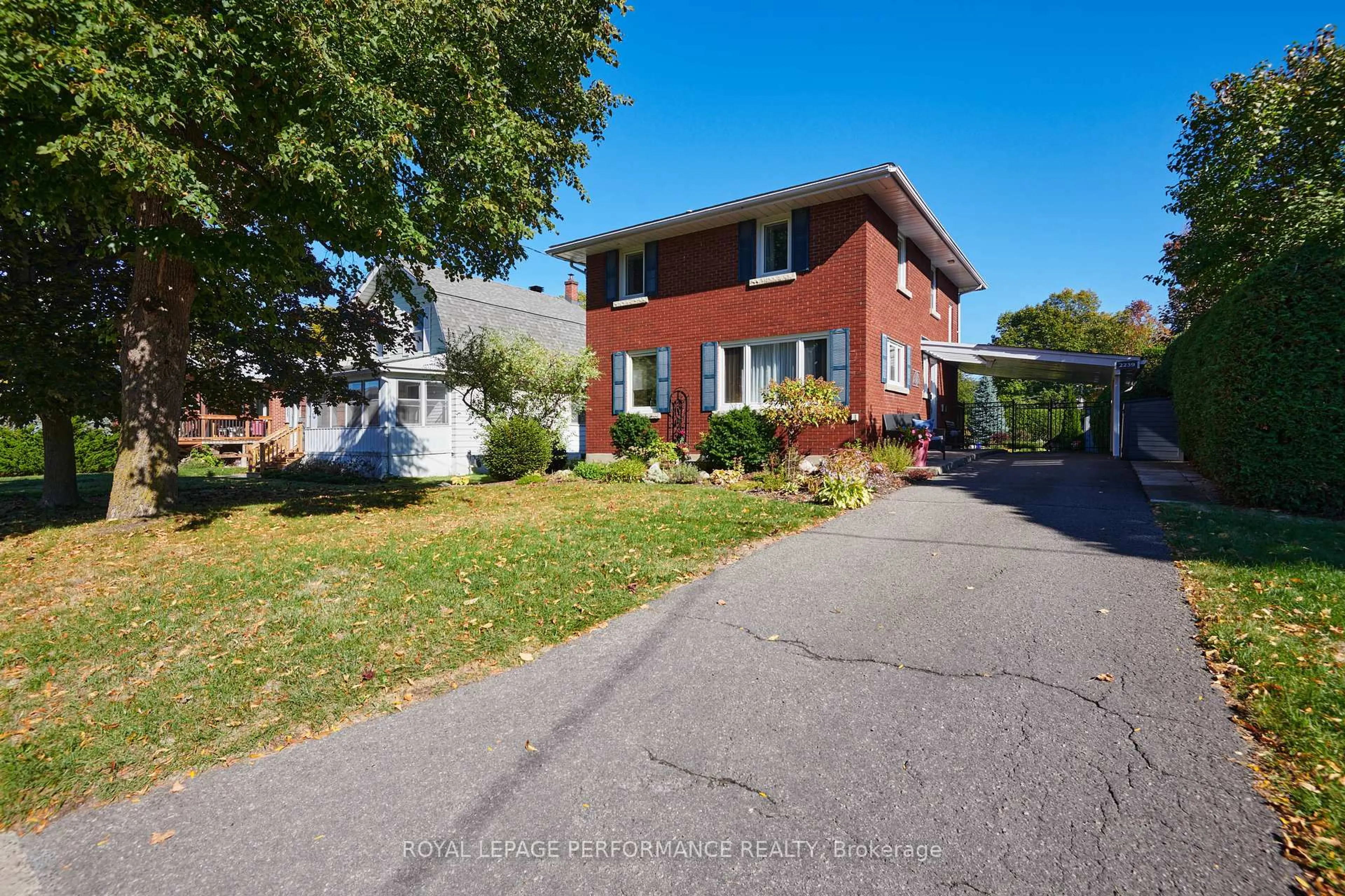 Home with brick exterior material, street for 2239 Webster Ave, Ottawa Ontario K1H 7H1