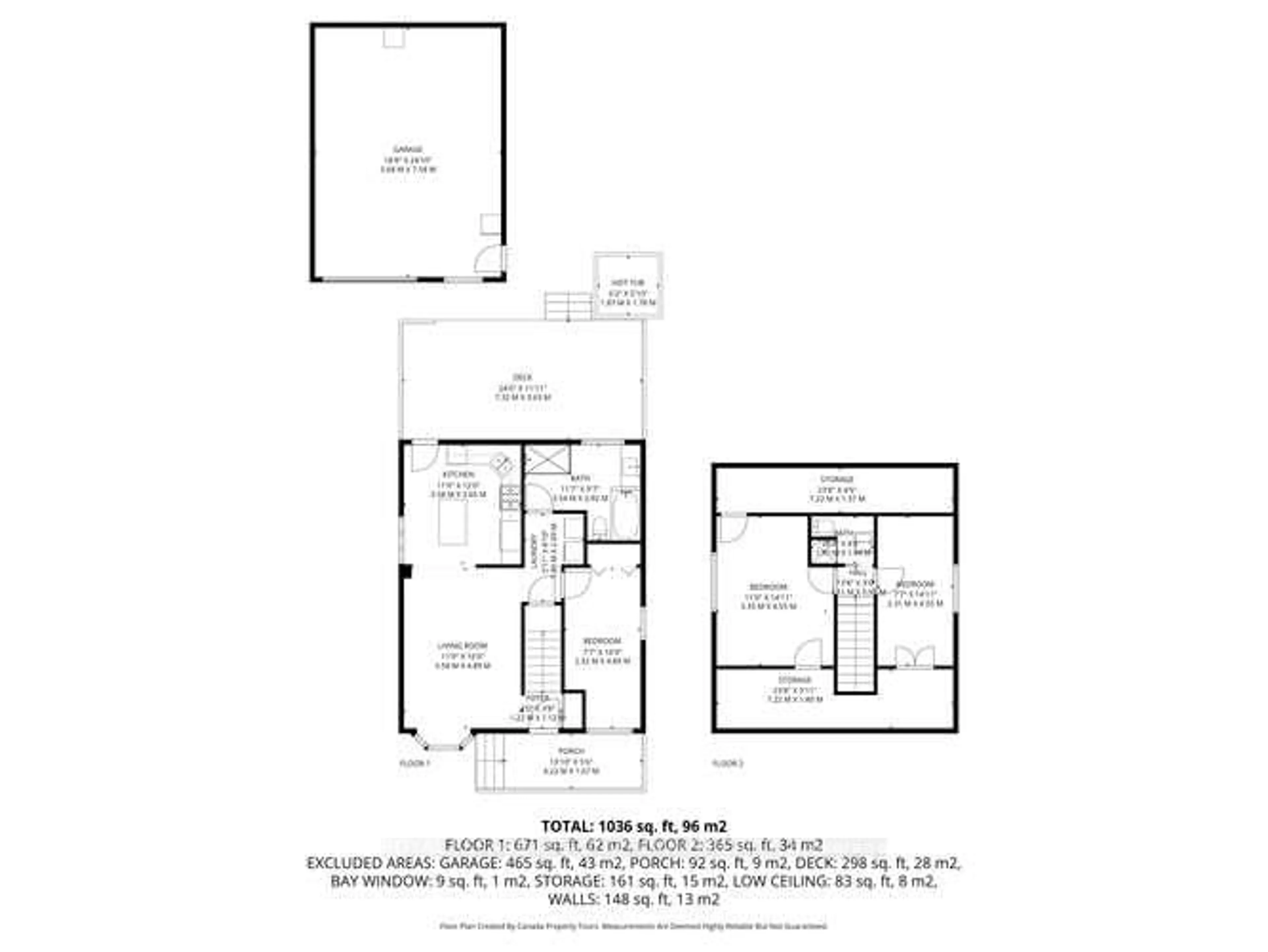 Floor plan for 284 Ivon Ave, Hamilton Ontario L8H 5T2