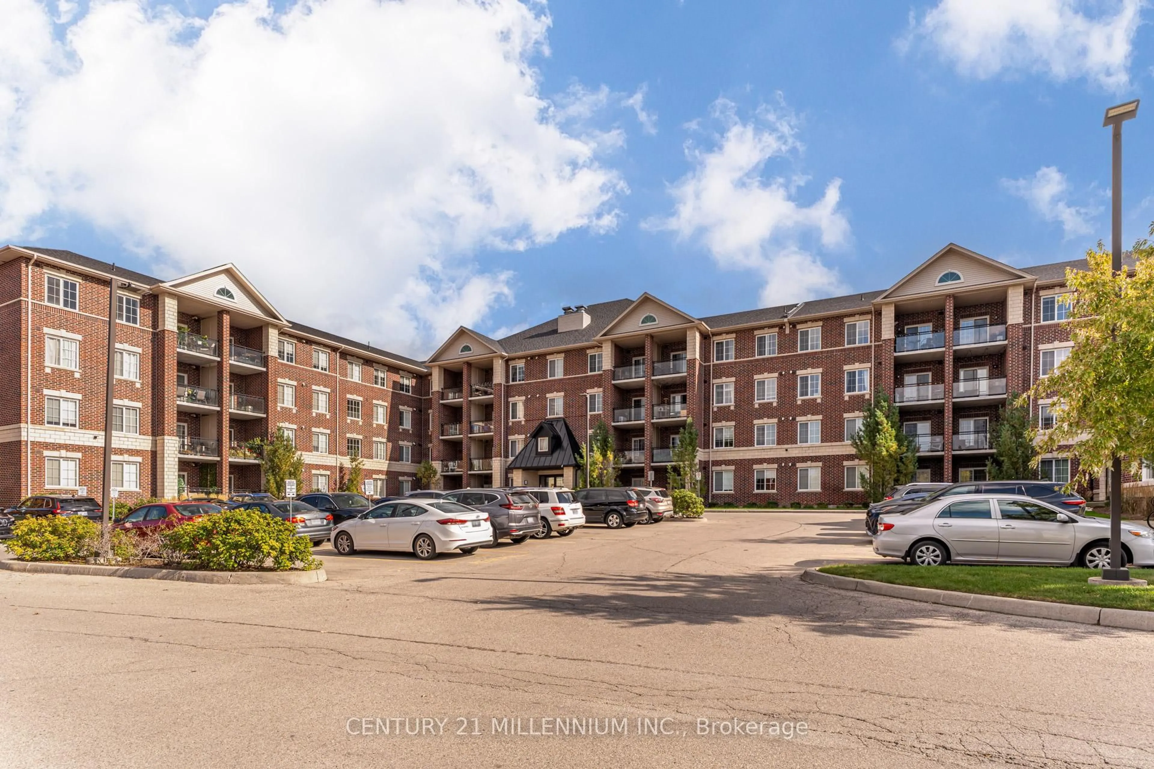 A pic from outside/outdoor area/front of a property/back of a property/a pic from drone, unknown for 1440 Gordon St #414, Guelph Ontario N1L 1C8
