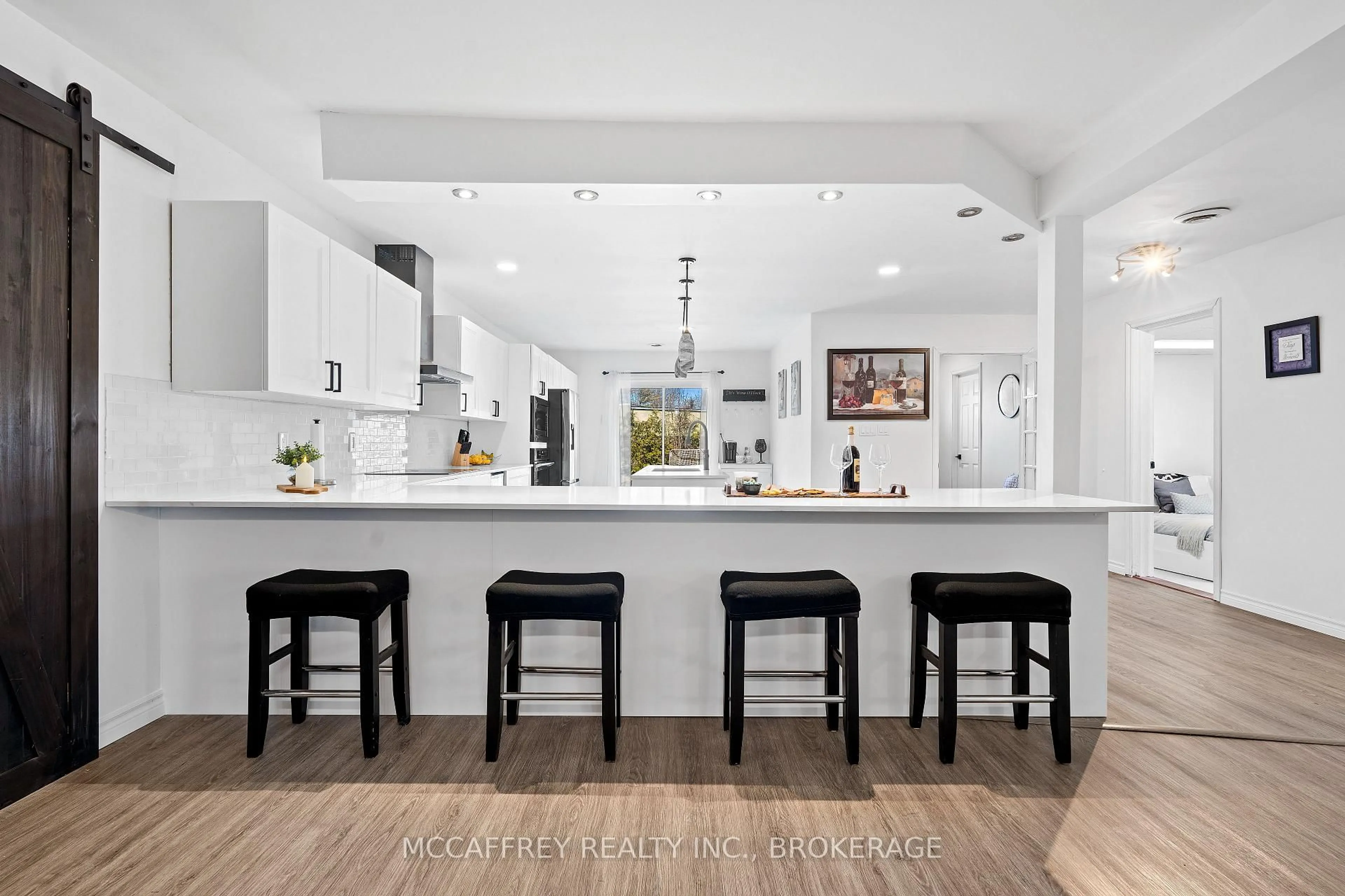 Open concept kitchen, ceramic/tile floor for 137 Thomas St, Greater Napanee Ontario K7R 2H4