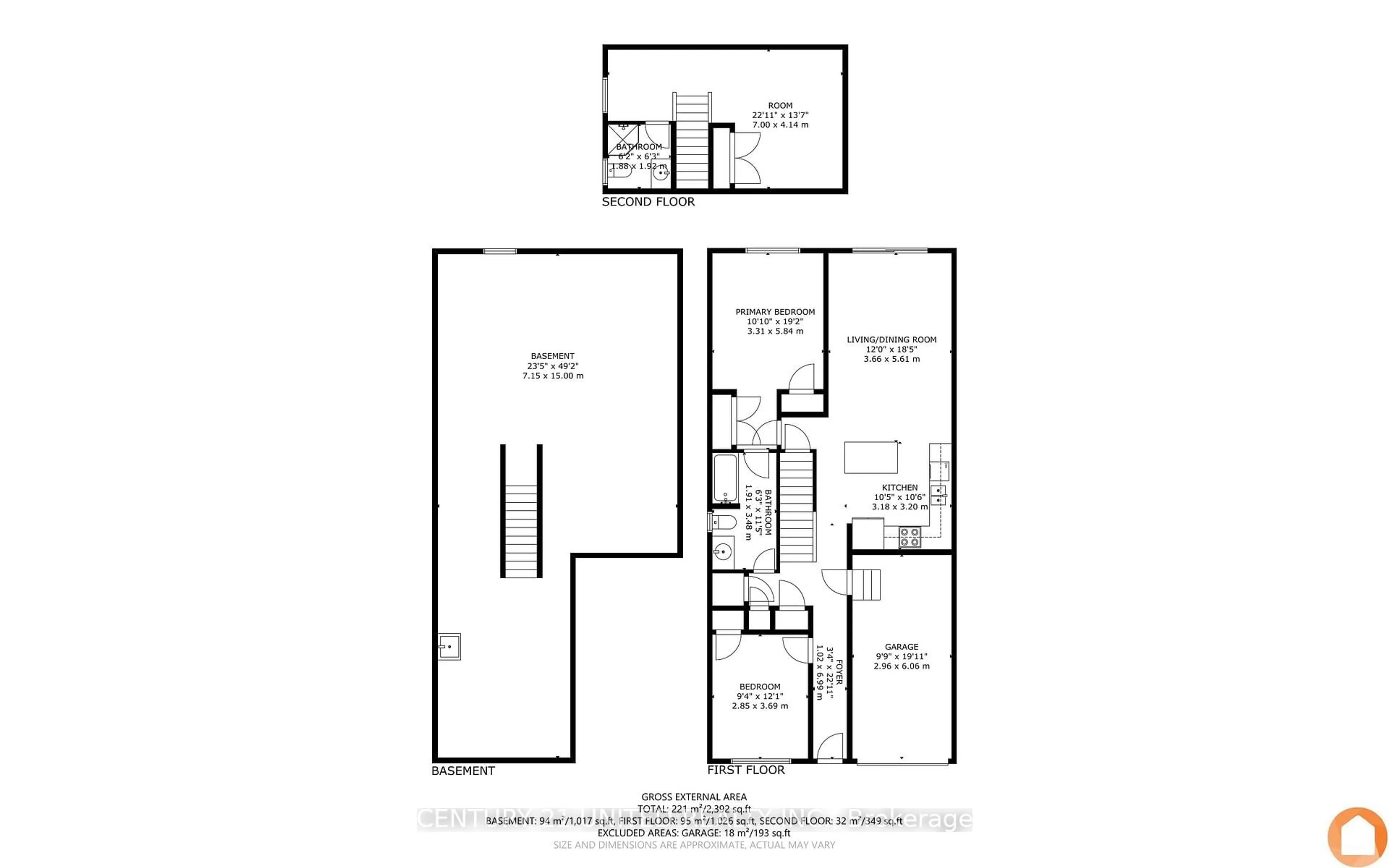 Floor plan for 63 Fallingbrook Cres, Kawartha Lakes Ontario K9V 0B3