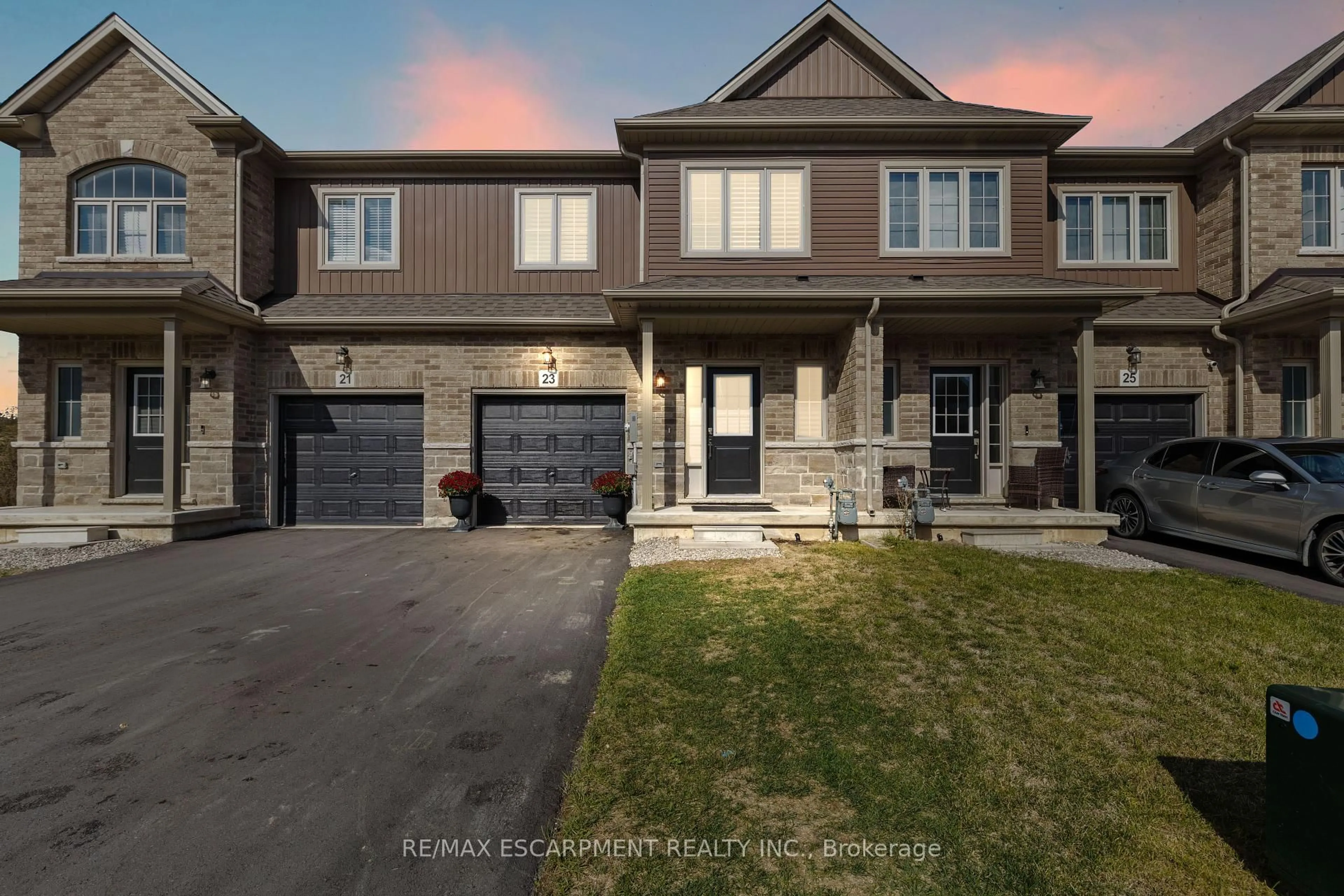 Home with brick exterior material, street for 23 Zoe Lane, Hamilton Ontario L0R 1C0