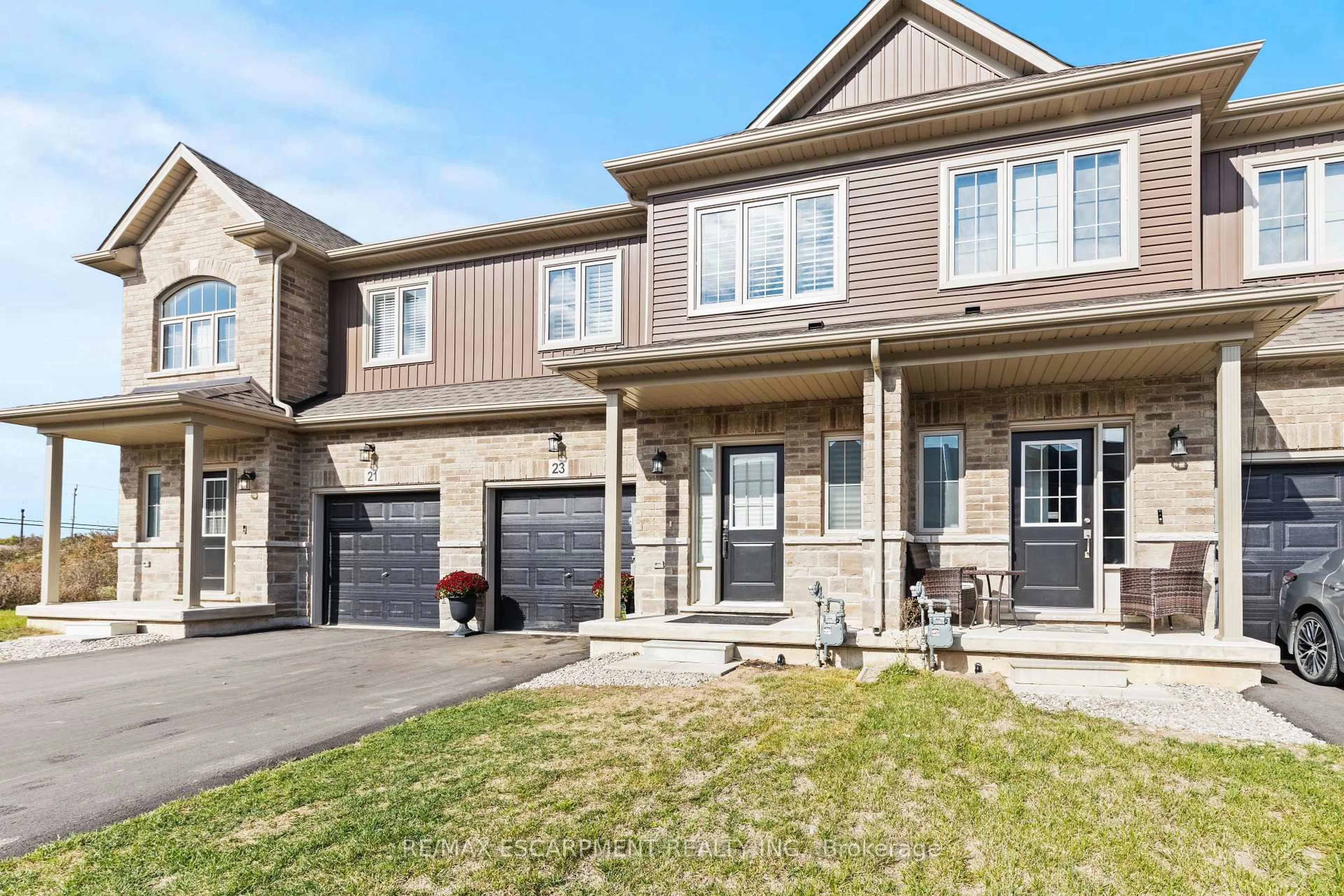 Home with brick exterior material, street for 23 Zoe Lane, Hamilton Ontario L0R 1C0