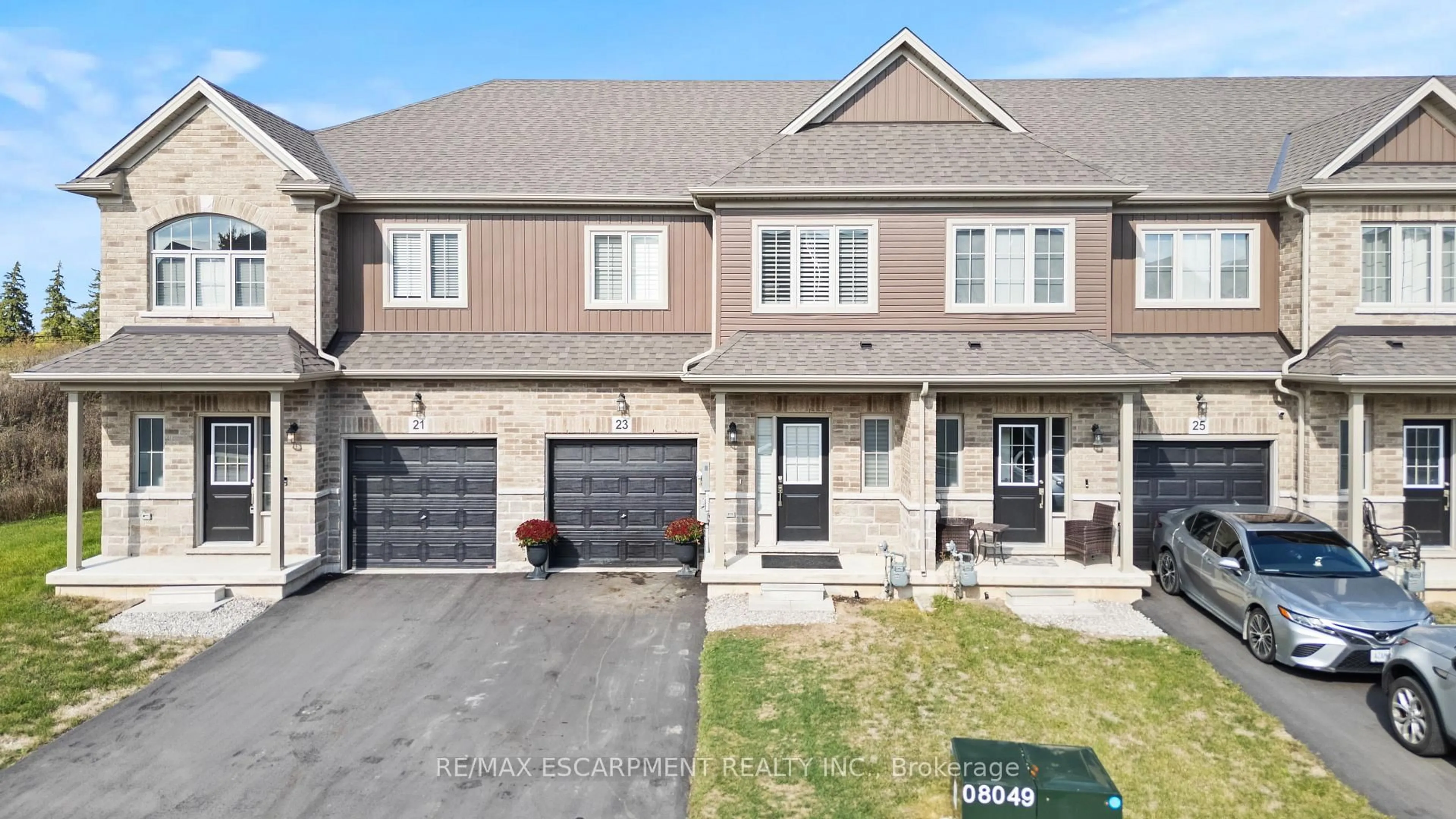 Home with brick exterior material, street for 23 Zoe Lane, Hamilton Ontario L0R 1C0
