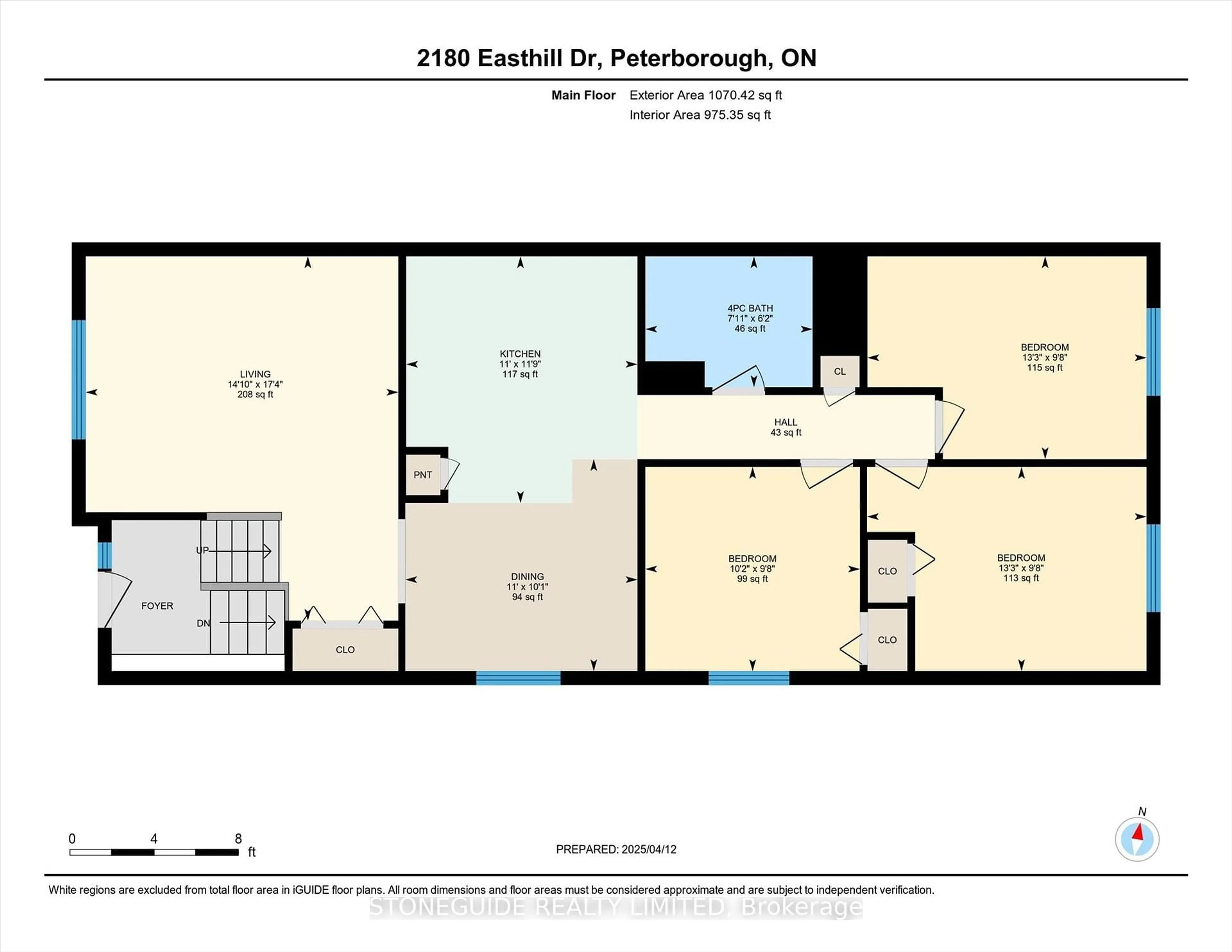 Floor plan for 2180 Easthill Dr, Peterborough Ontario K9L 1X3