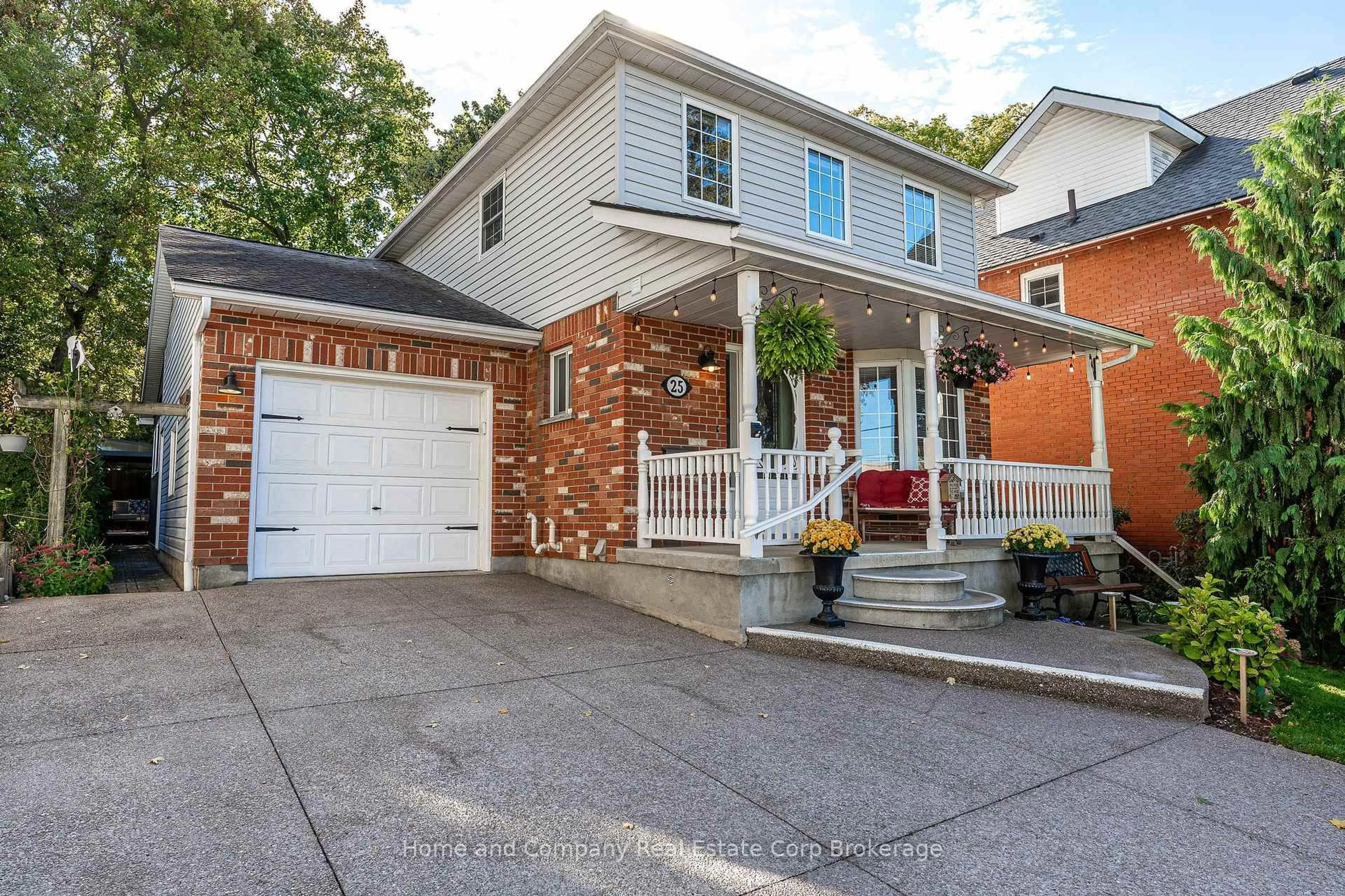 Home with brick exterior material, street for 25 Water St, Stratford Ontario N5A 3B9