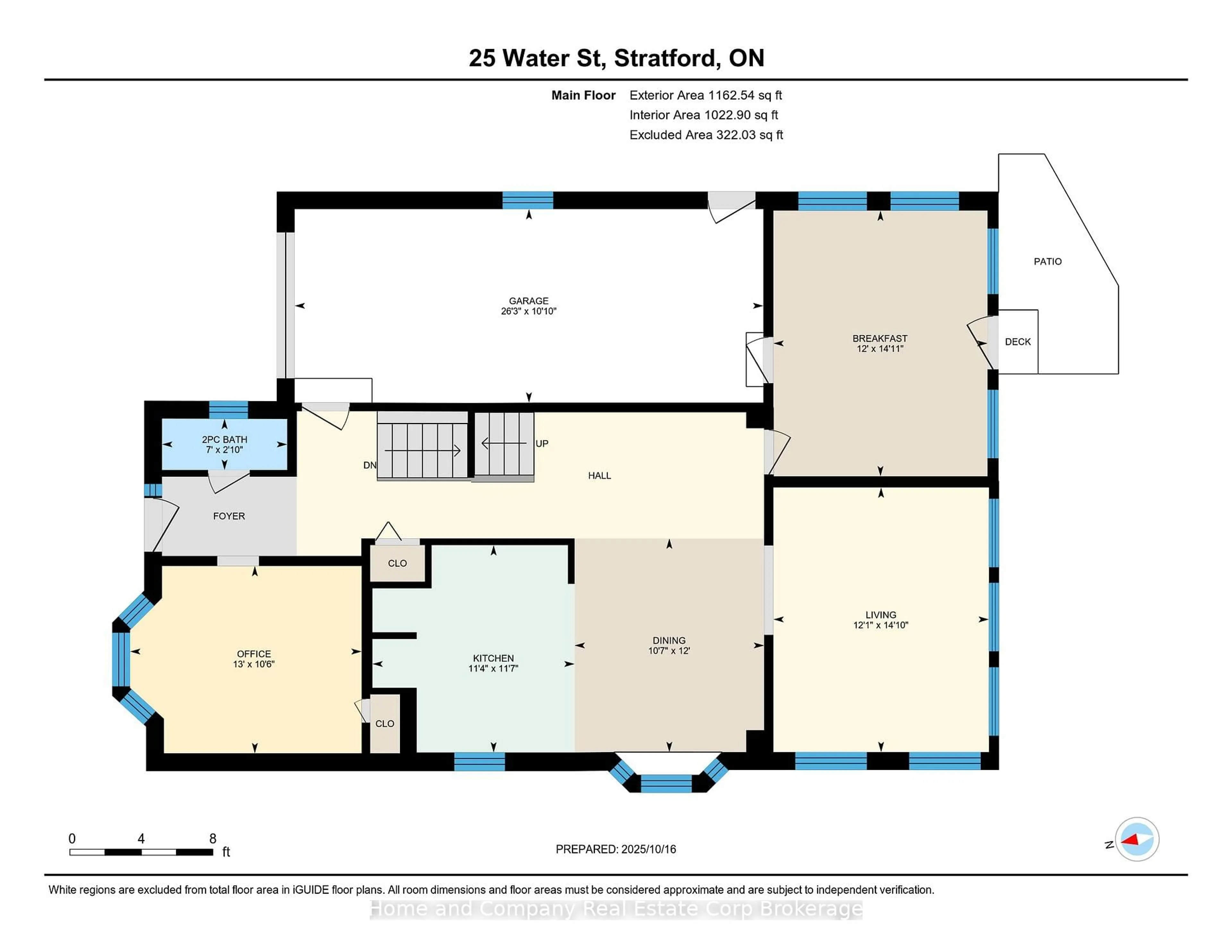 Floor plan for 25 Water St, Stratford Ontario N5A 3B9