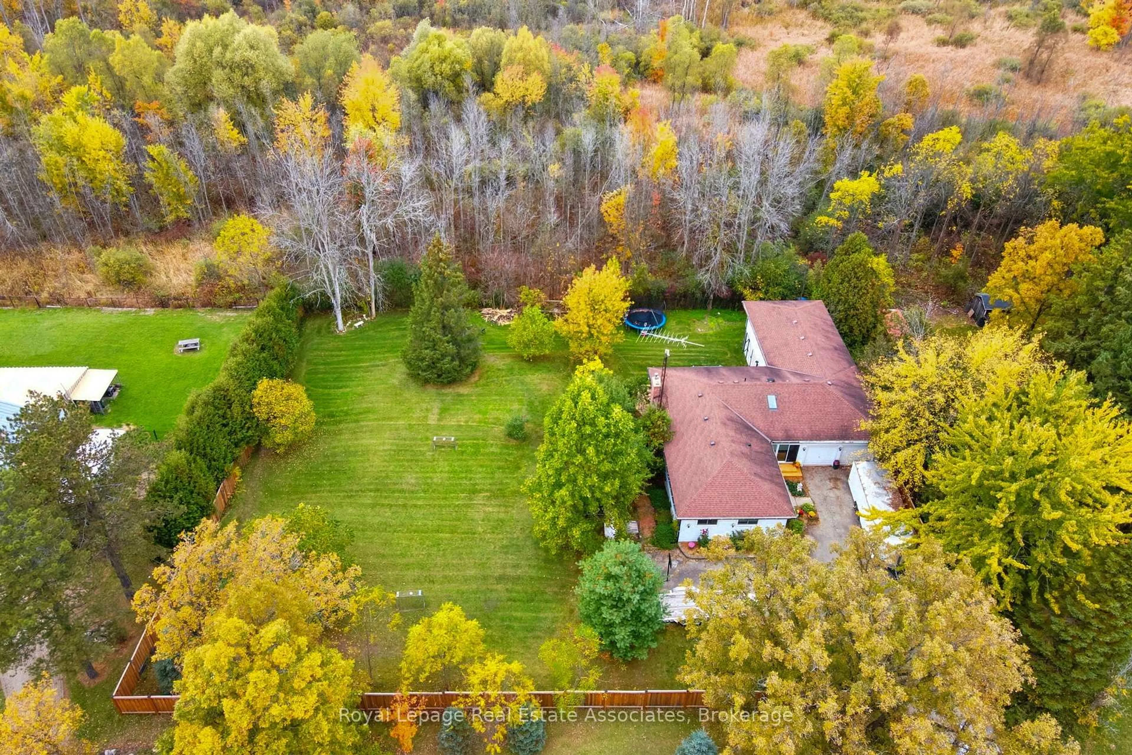 A pic from outside/outdoor area/front of a property/back of a property/a pic from drone, forest/trees view for 1967 Regional 97 Rd, Hamilton Ontario N1R 5S7