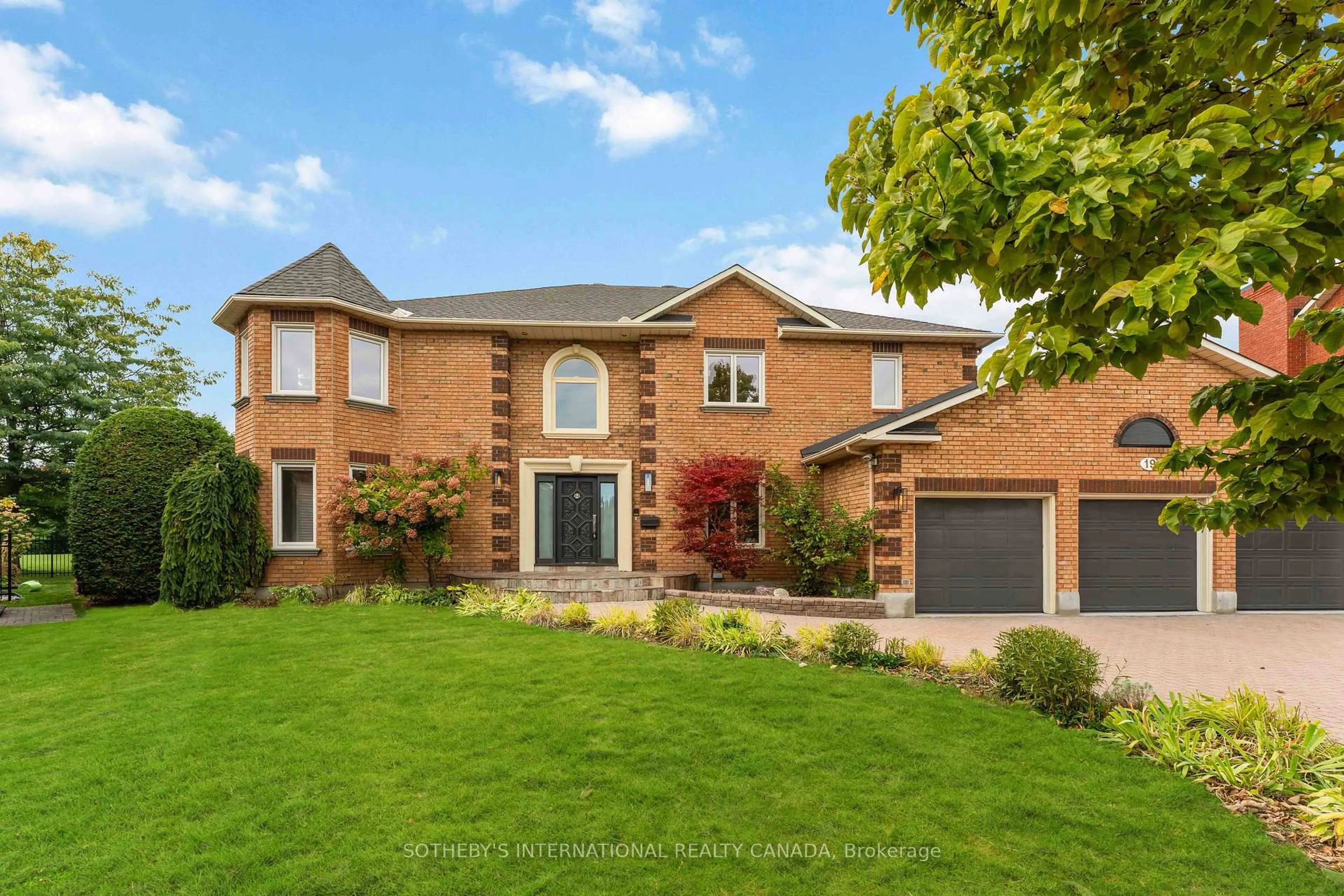 Home with brick exterior material, street for 19 Campfield Crt, Ottawa Ontario K2E 7X8