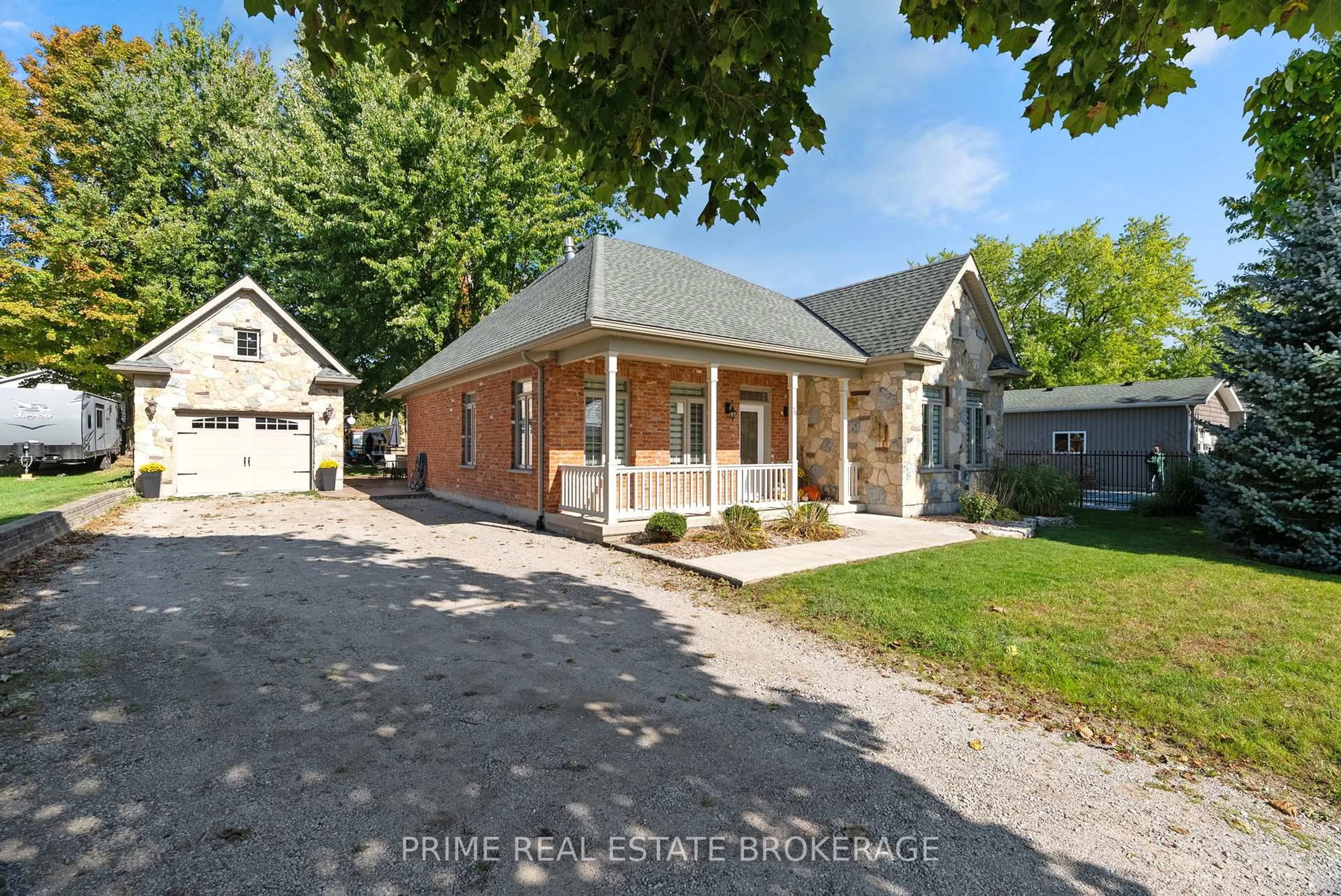 Home with brick exterior material, street for 70 Brantford St, Huron East Ontario N0K 1W0