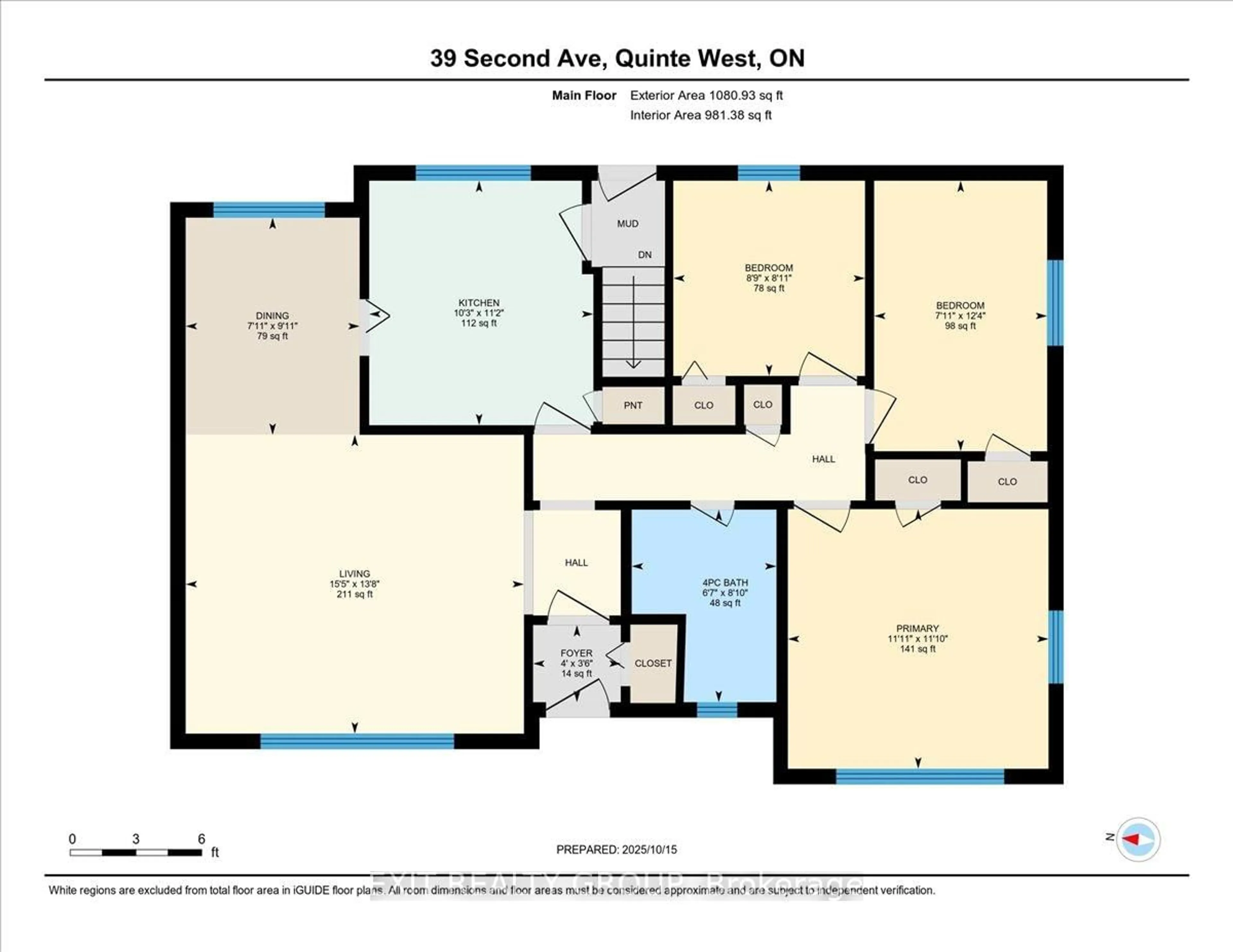 Floor plan for 39 Second Ave, Quinte West Ontario K8V 5M5