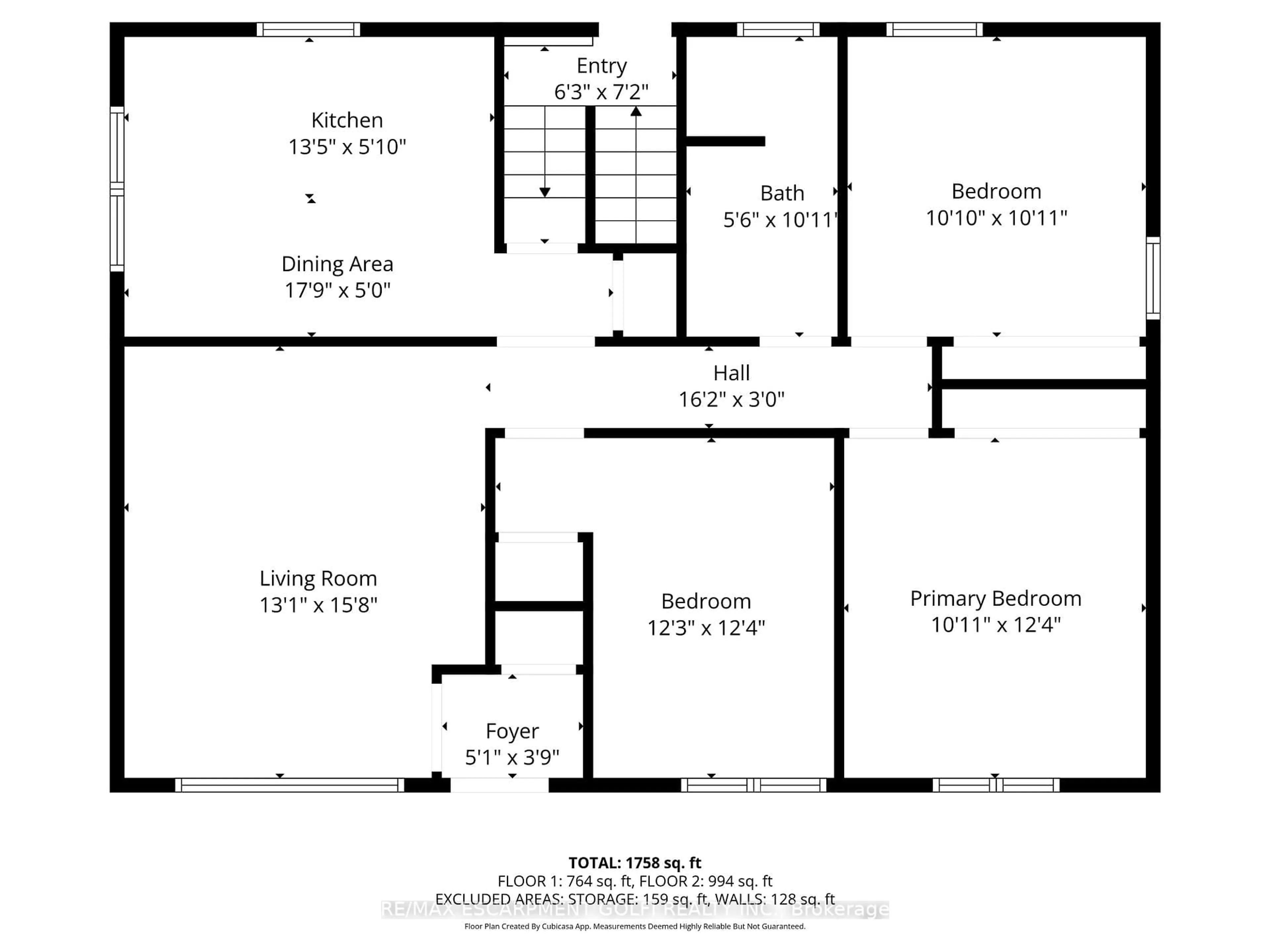 Floor plan for 36 Woodelm Dr, St. Catharines Ontario L2M 4N3