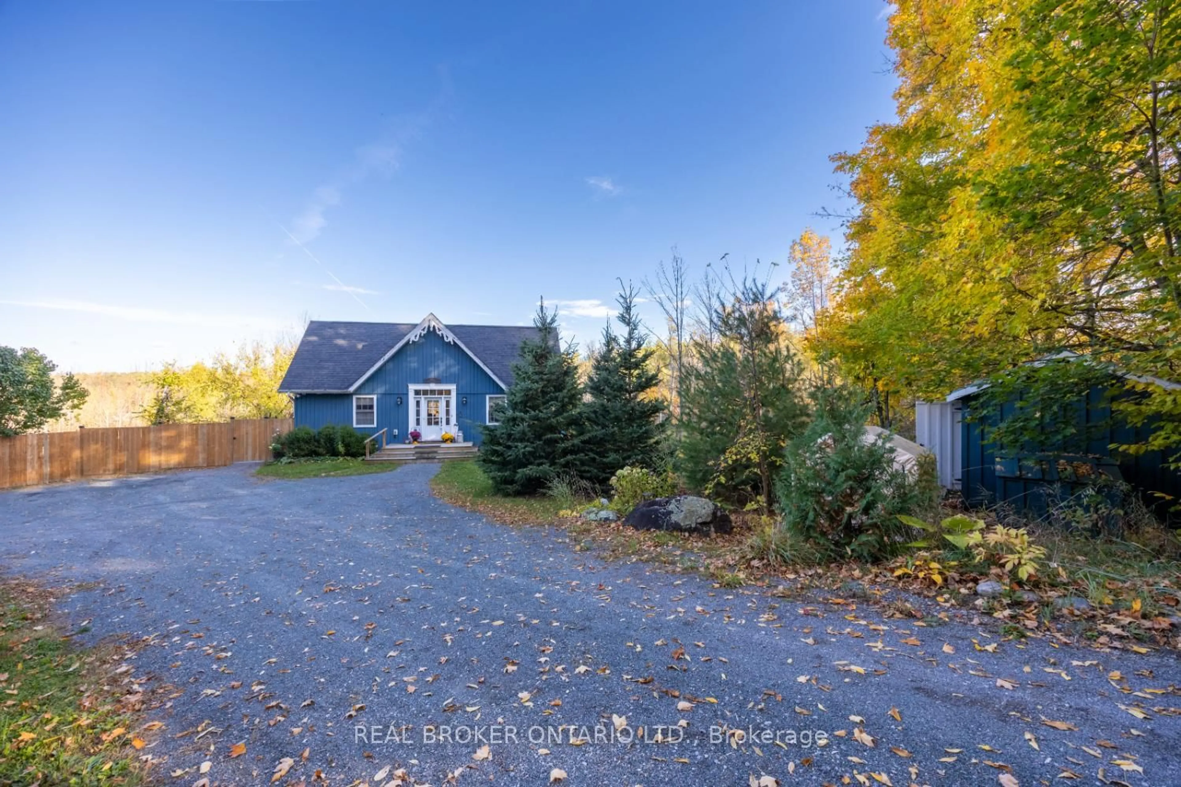 A pic from outside/outdoor area/front of a property/back of a property/a pic from drone, unknown for 201 Richardson Rd, Trent Hills Ontario K0L 1Y0