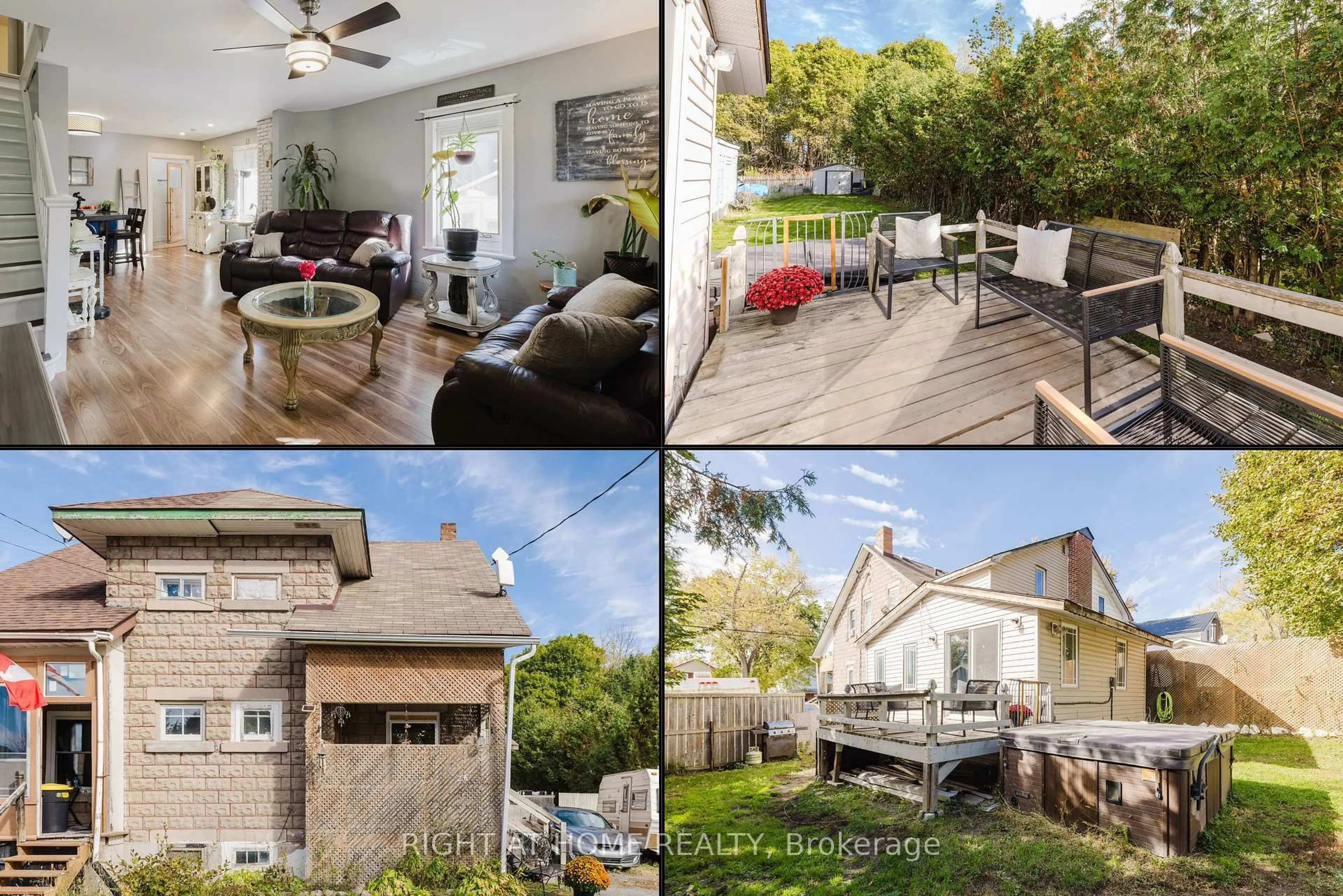 A pic from outside/outdoor area/front of a property/back of a property/a pic from drone, street for 26 O'Brien St, Limoges Ontario K0K 2M0