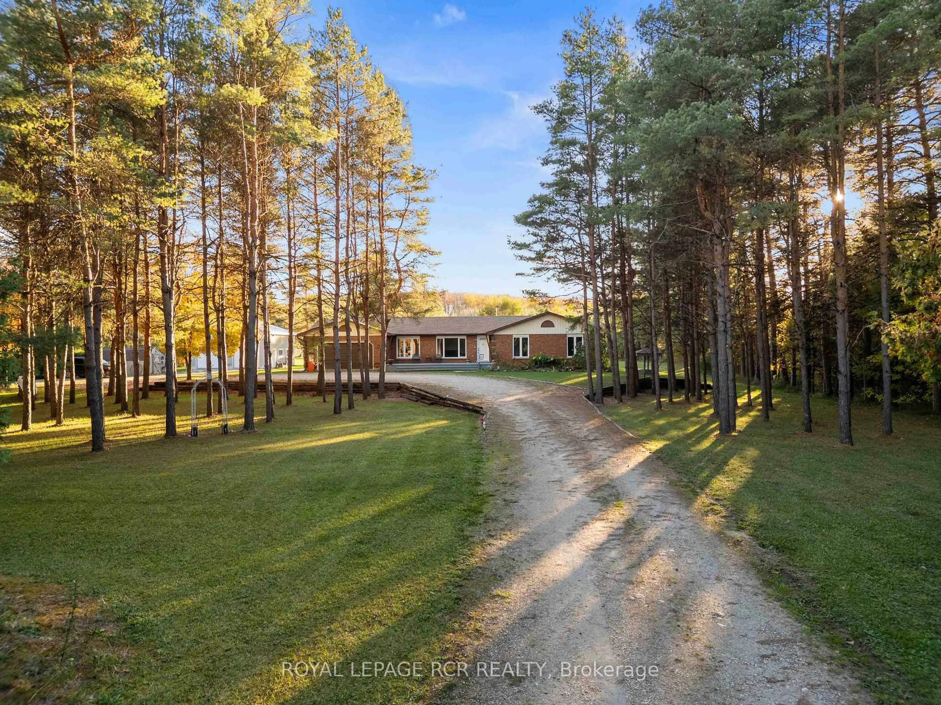 A pic from outside/outdoor area/front of a property/back of a property/a pic from drone, forest/trees view for 736242 West Back Line, Chatsworth Ontario N0C 1H0