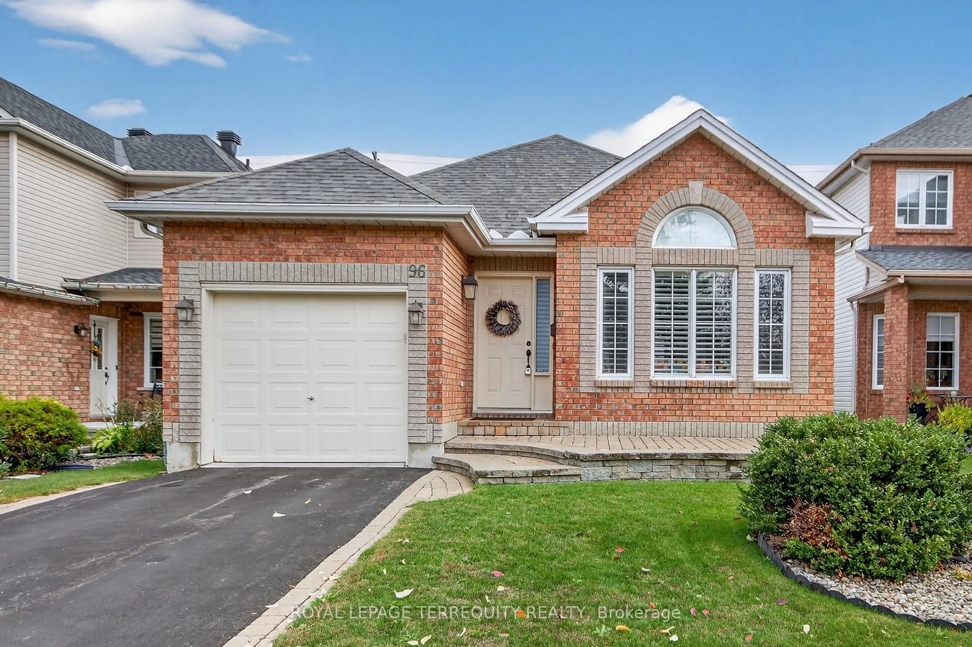 Home with brick exterior material, street for 96 Allanford Ave, Ottawa Ontario K1T 3Y6
