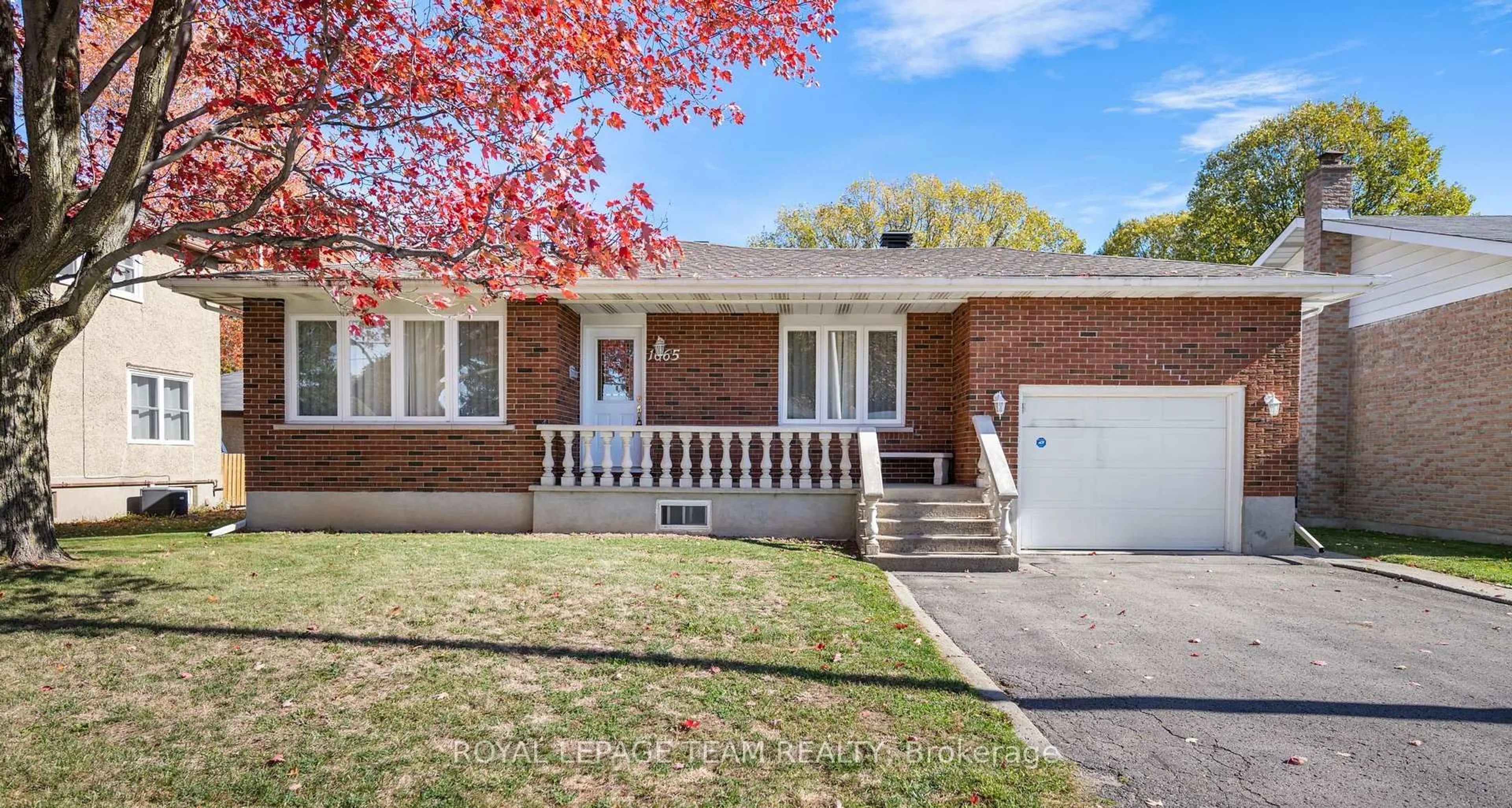 Home with brick exterior material, street for 1665 Fisher Ave, Ottawa Ontario K2C 1X9