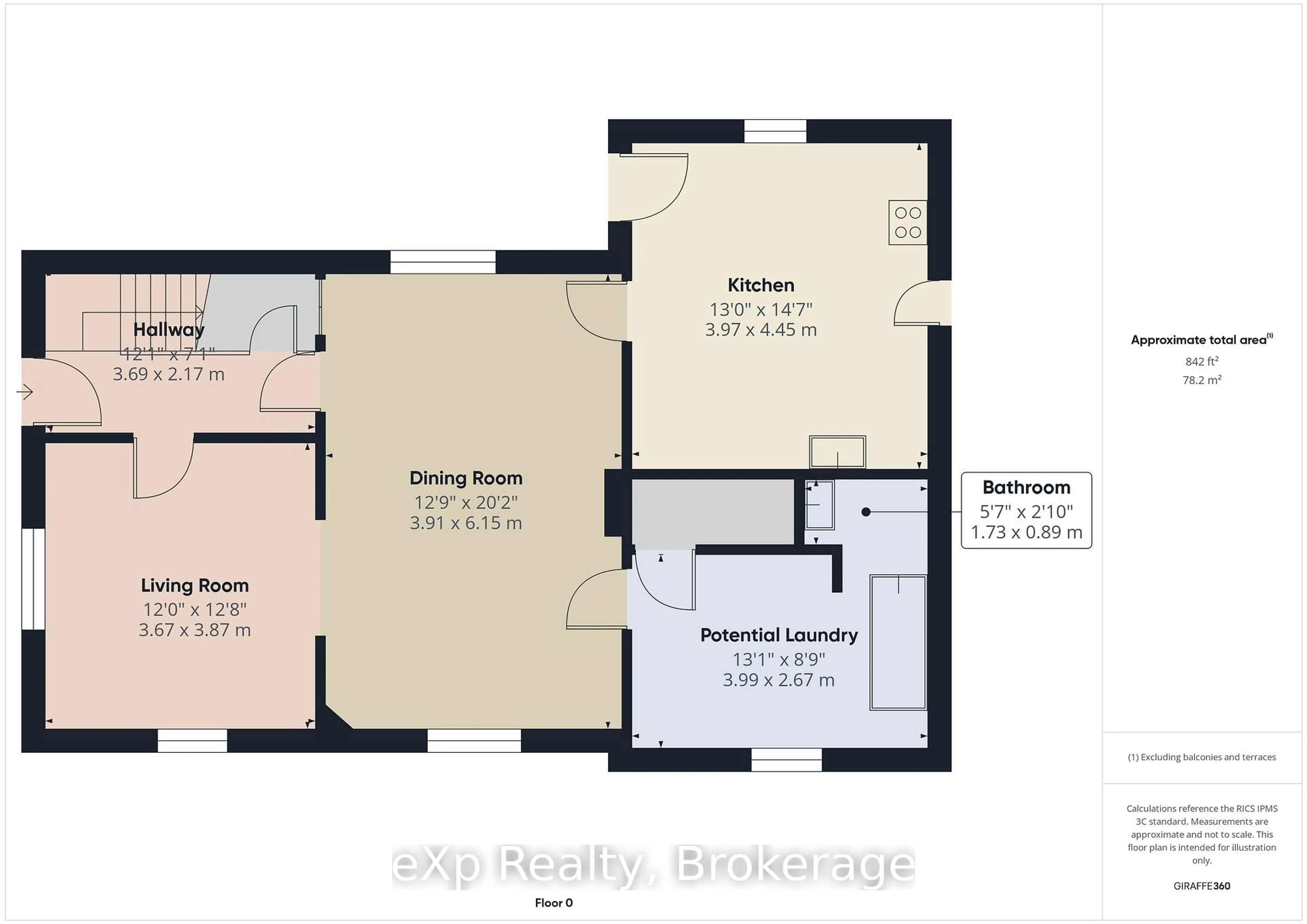 Floor plan for 318 11th Ave, Hanover Ontario N4N 2R5