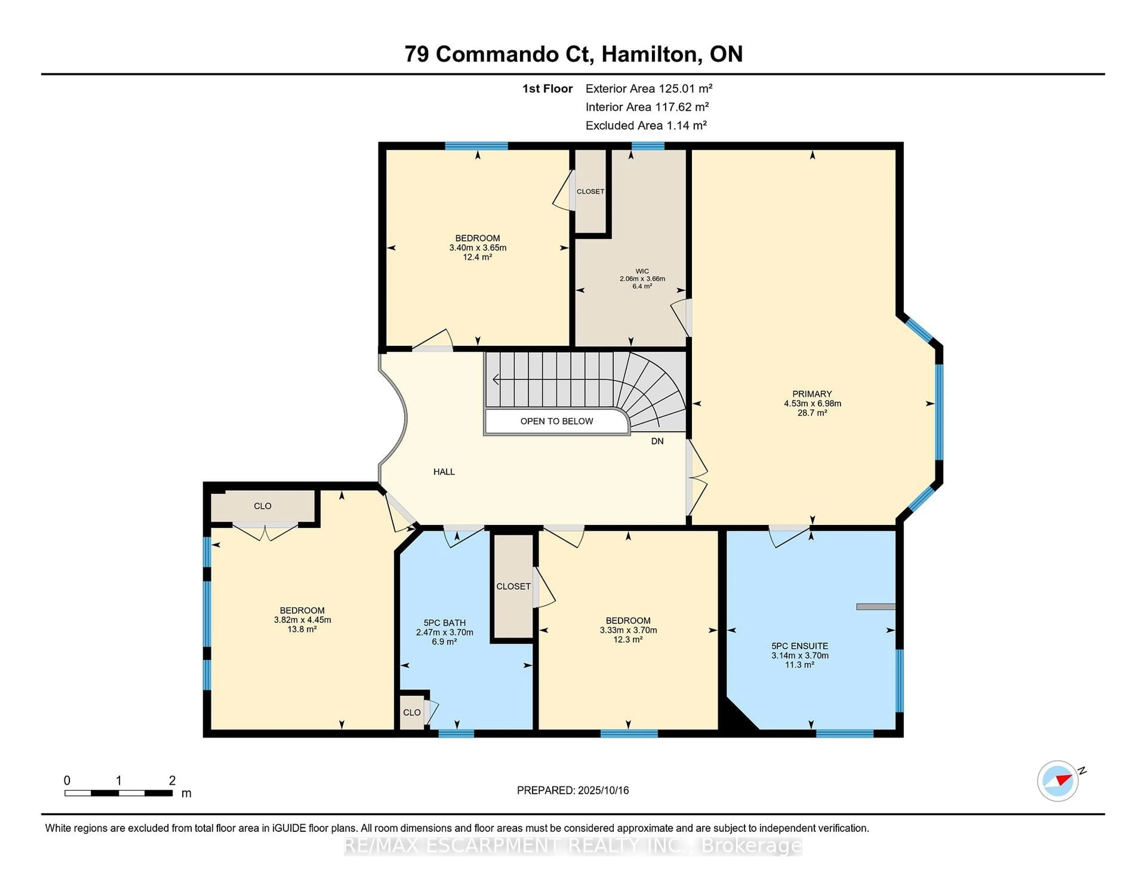 Floor plan for 79 Commando Crt, Hamilton Ontario L8B 0J6