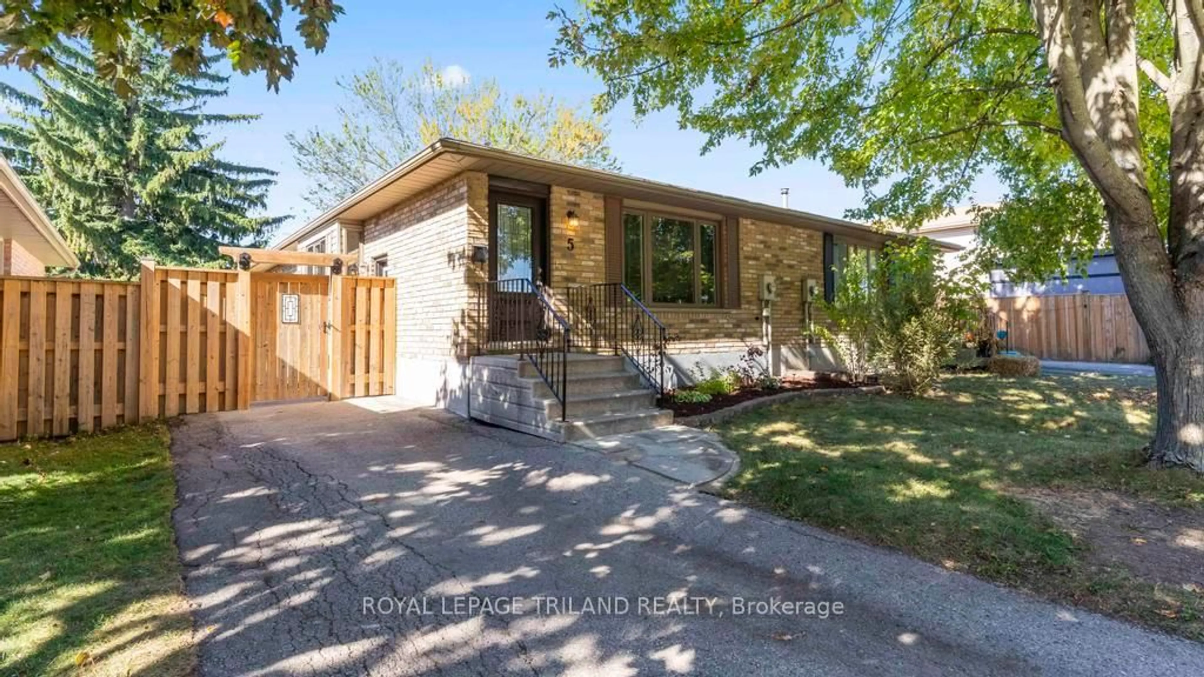 Home with brick exterior material, street for 5 HIGH St, St. Thomas Ontario N5R 5R6