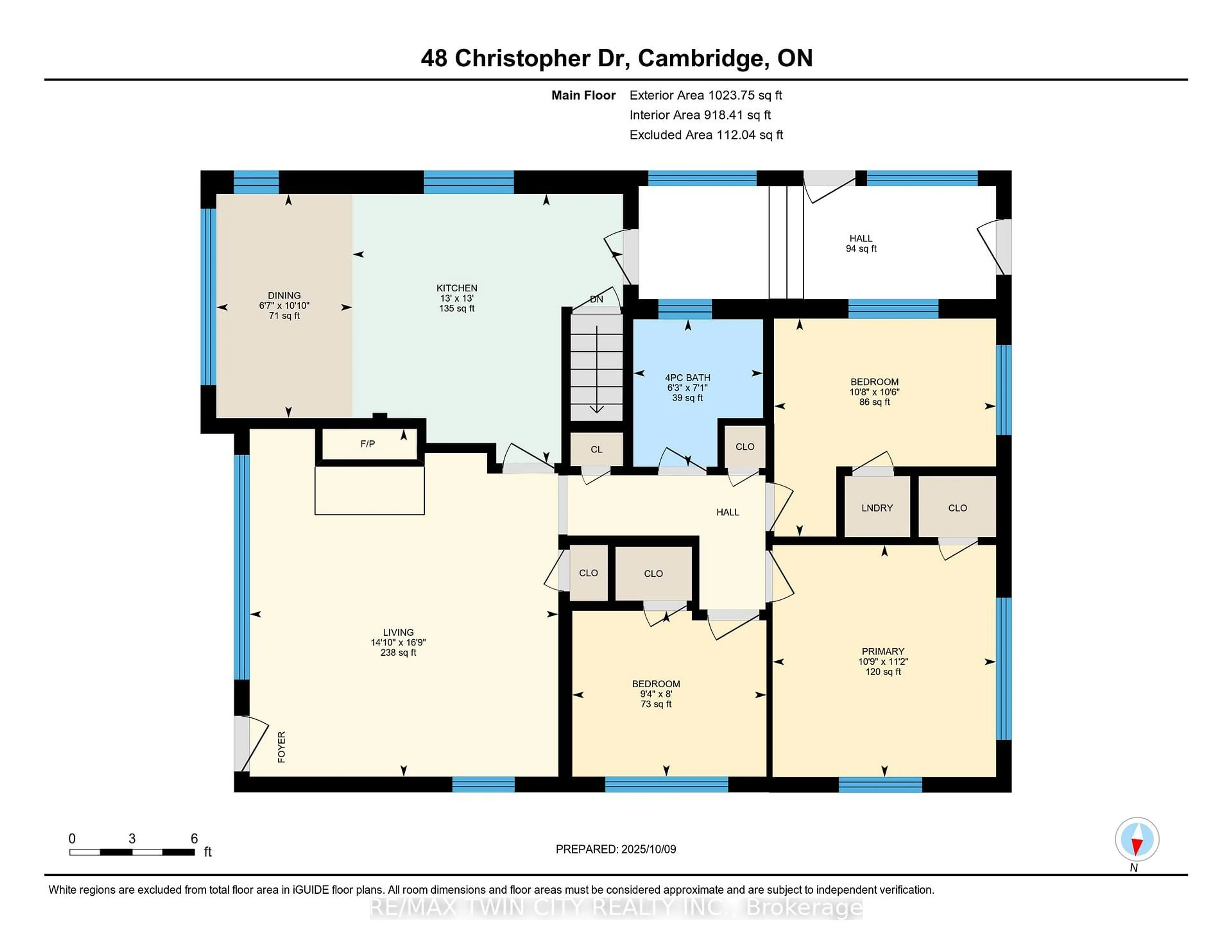 Floor plan for 48 Christopher Dr, Cambridge Ontario N1R 4R6