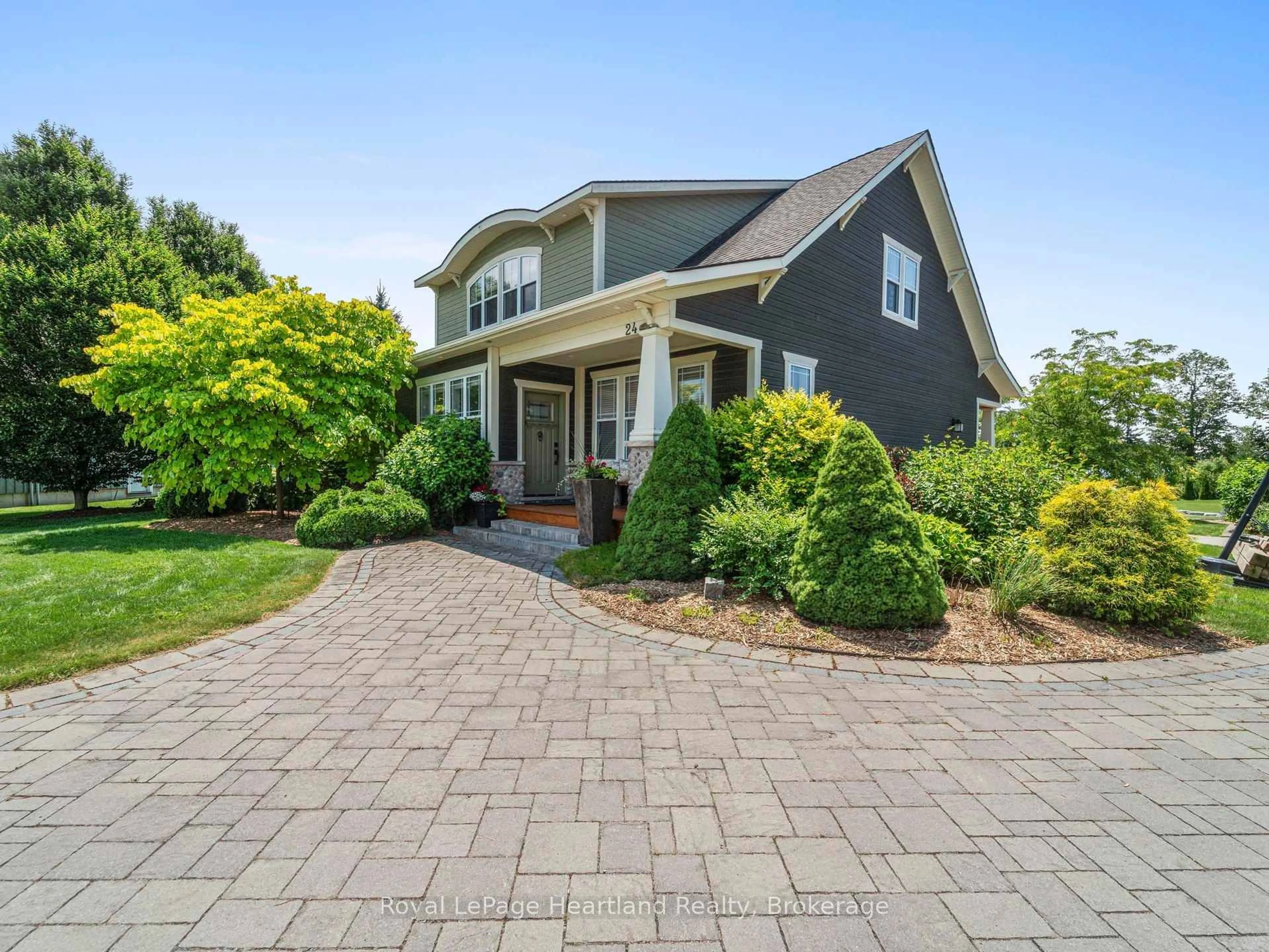 Home with brick exterior material, street for 24 THIMBLEWEED Dr, Bluewater Ontario N0M 1G0