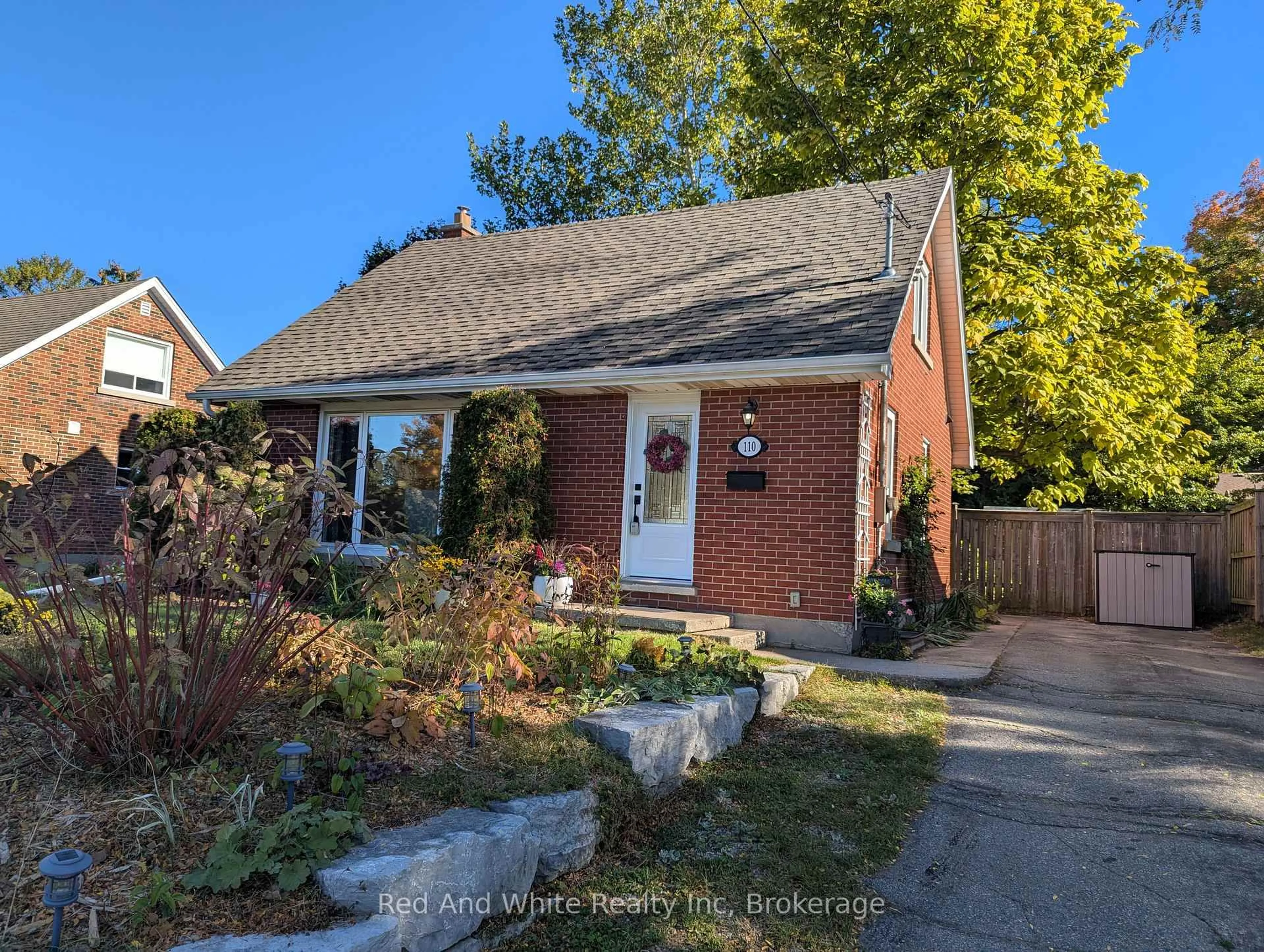 Home with brick exterior material, street for 110 Ellis Cres, Waterloo Ontario N2J 2B8
