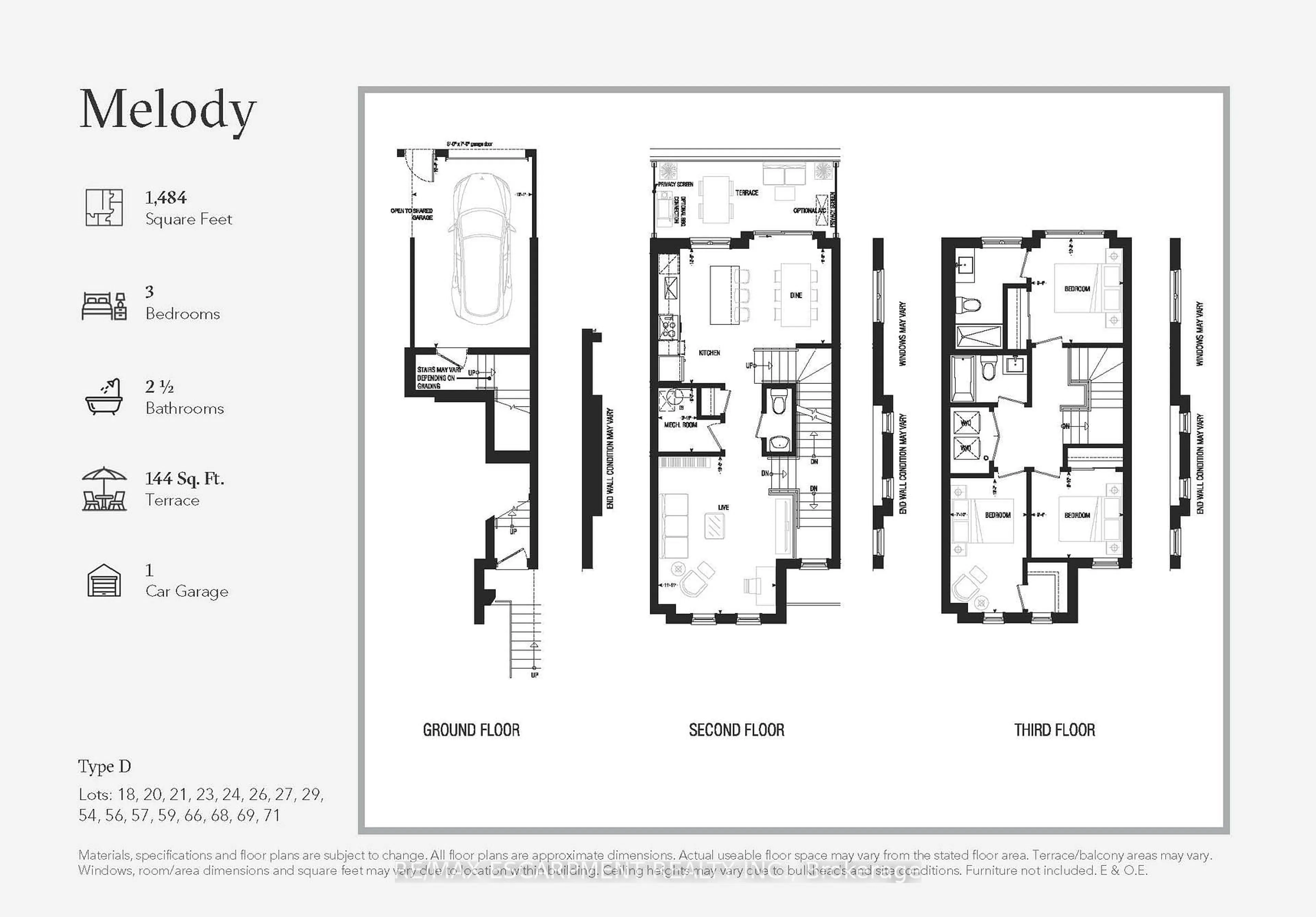 Floor plan for 70 Kenesky Dr #39, Hamilton Ontario L0R 2H7