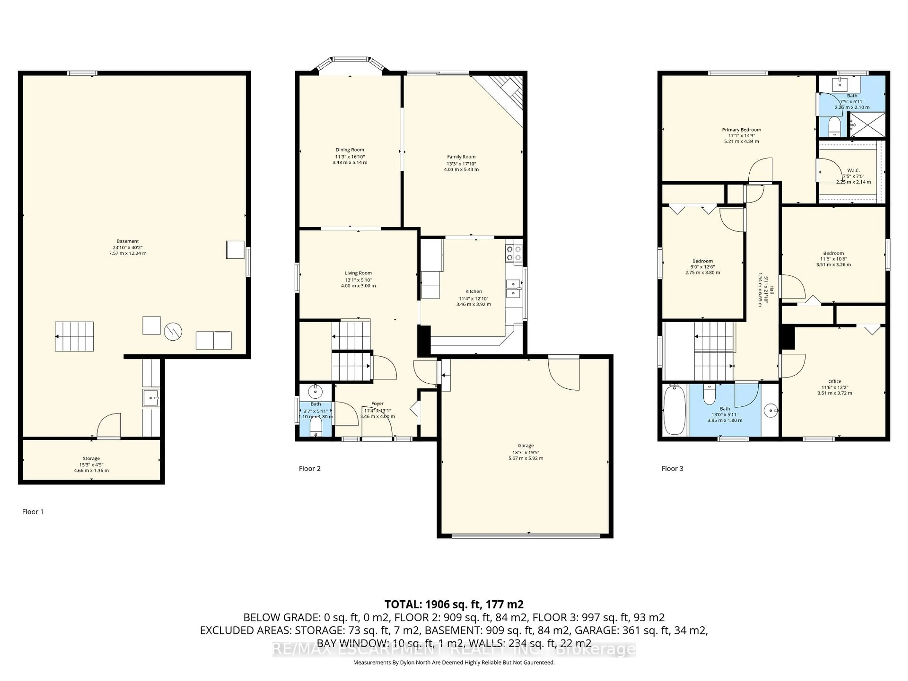 Floor plan for 141 Templemead Dr, Hamilton Ontario L8W 3G4