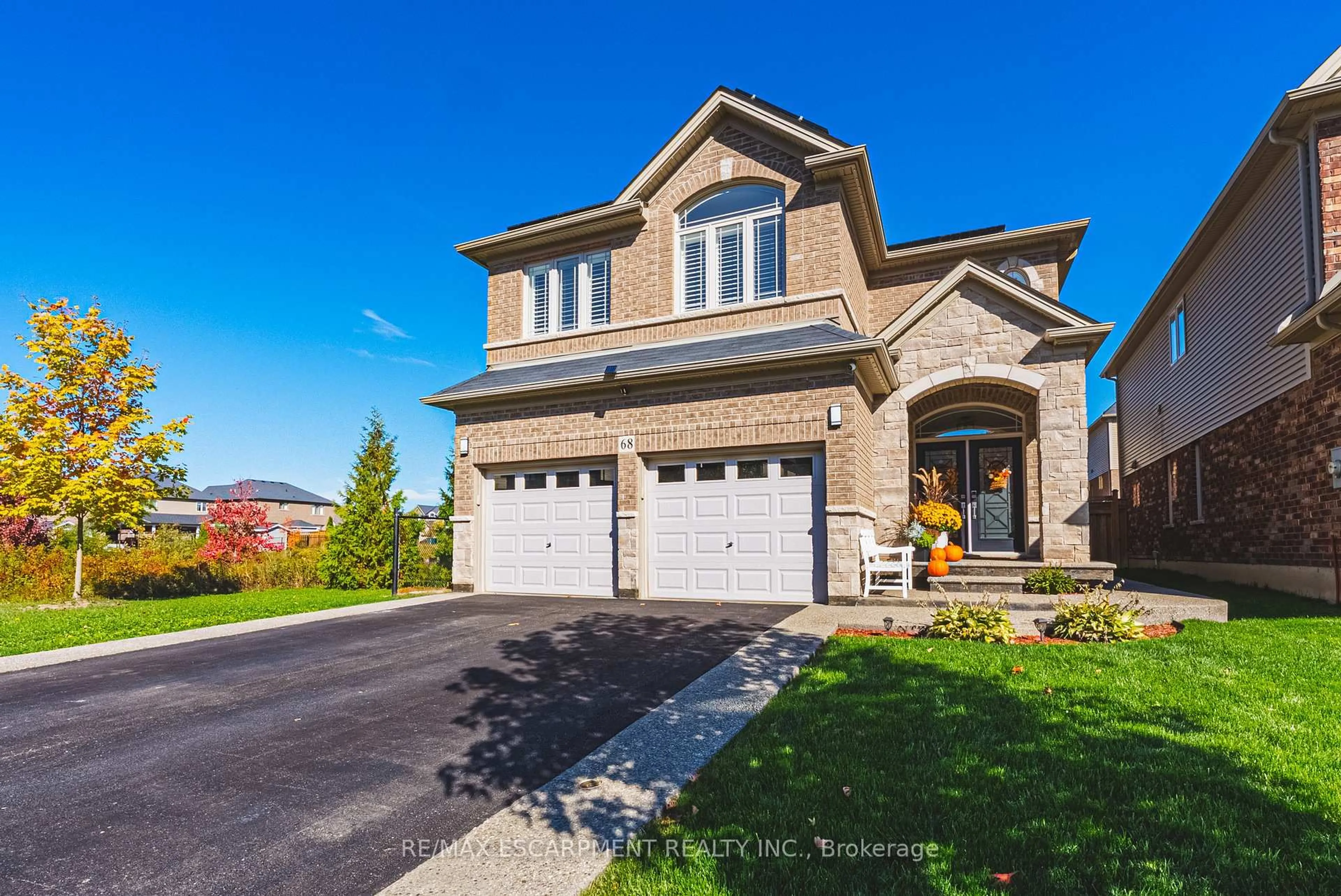 Home with brick exterior material, street for 68 Kinsman Dr, Hamilton Ontario L0R 1C0