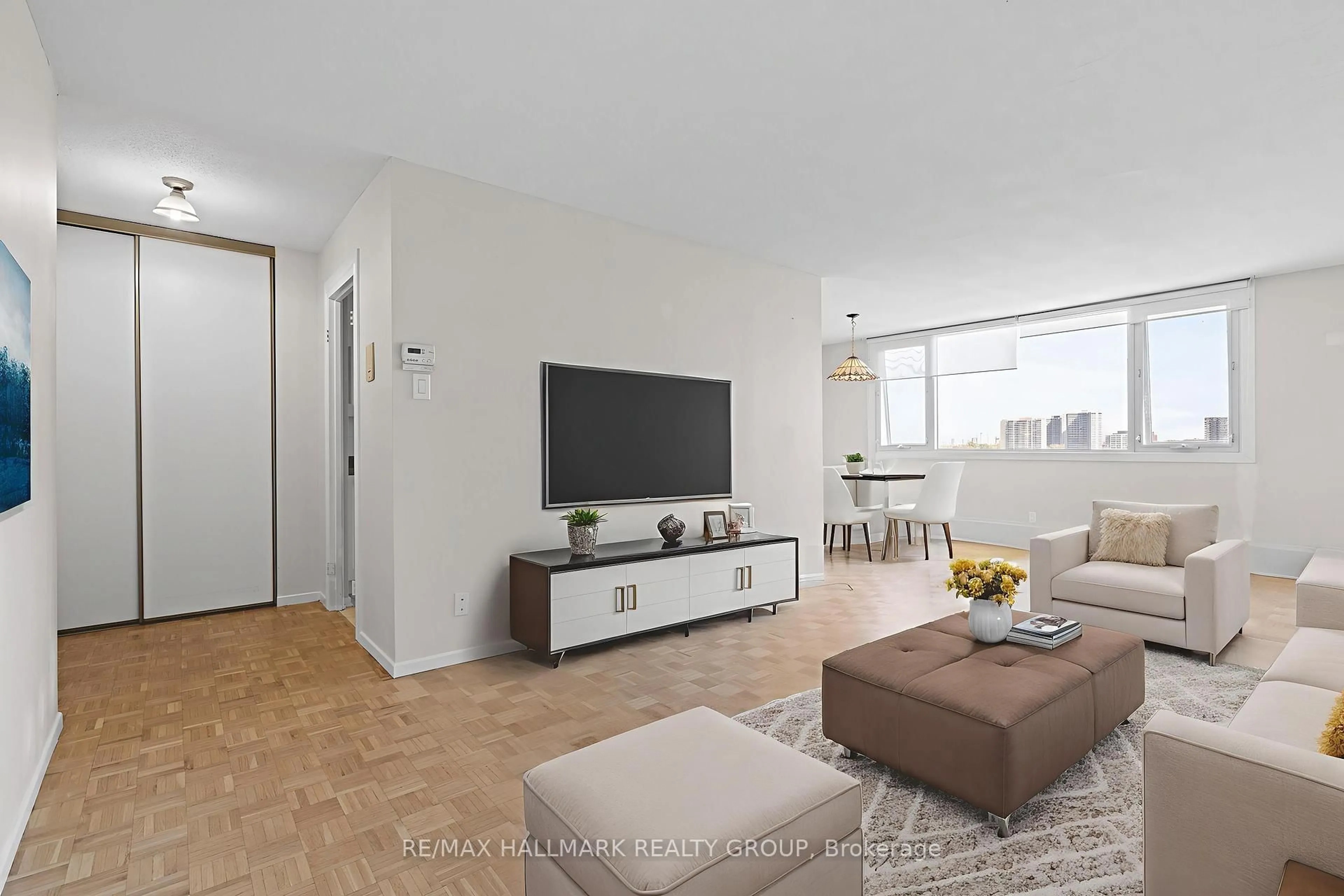 Living room with furniture, unknown for 265 Poulin Ave #806, Ottawa Ontario K2B 7Y8