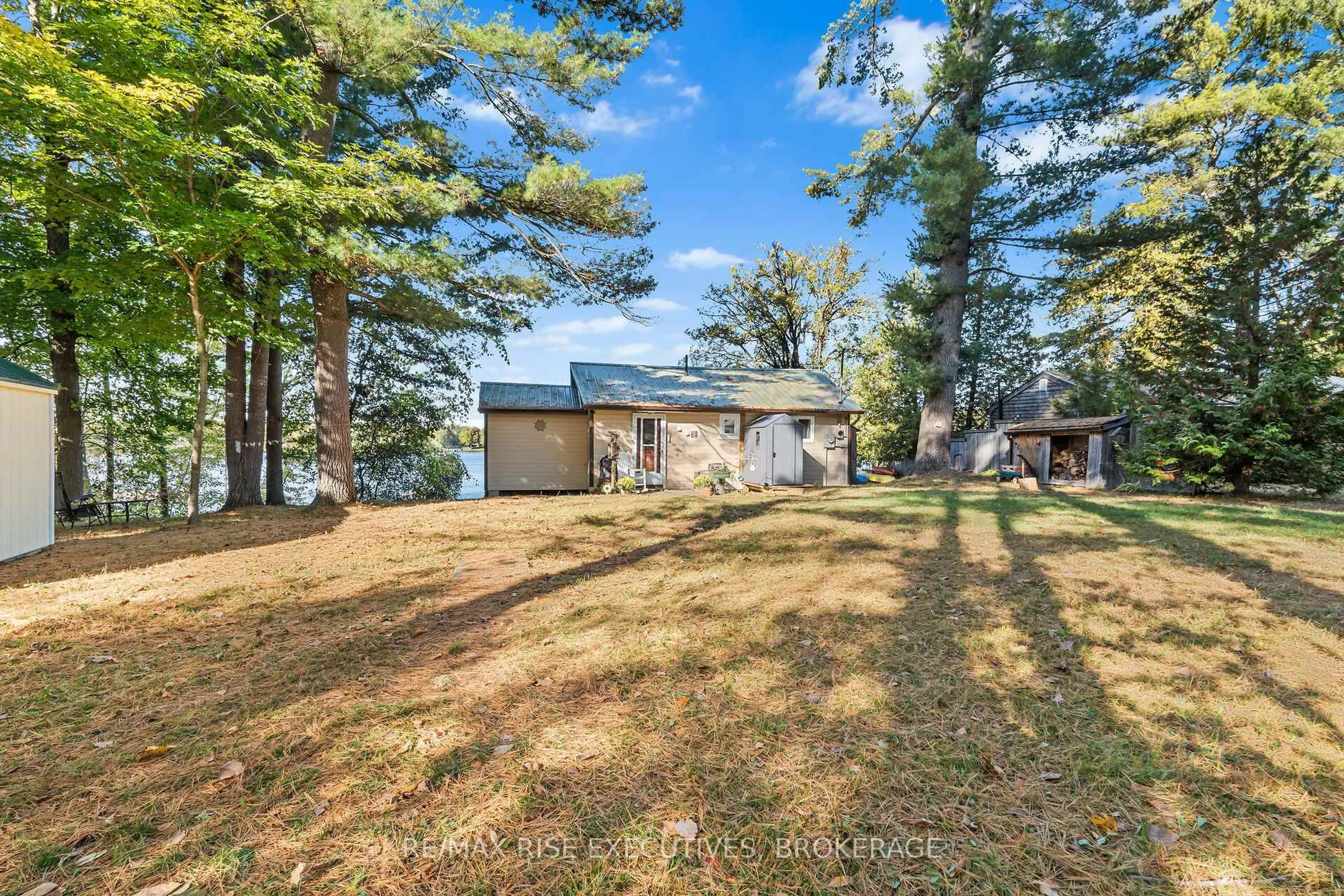 A pic from outside/outdoor area/front of a property/back of a property/a pic from drone, water/lake/river/ocean view for 465K Lyndhurst Rd, Leeds and the Thousand Islands Ontario K0E 1N0