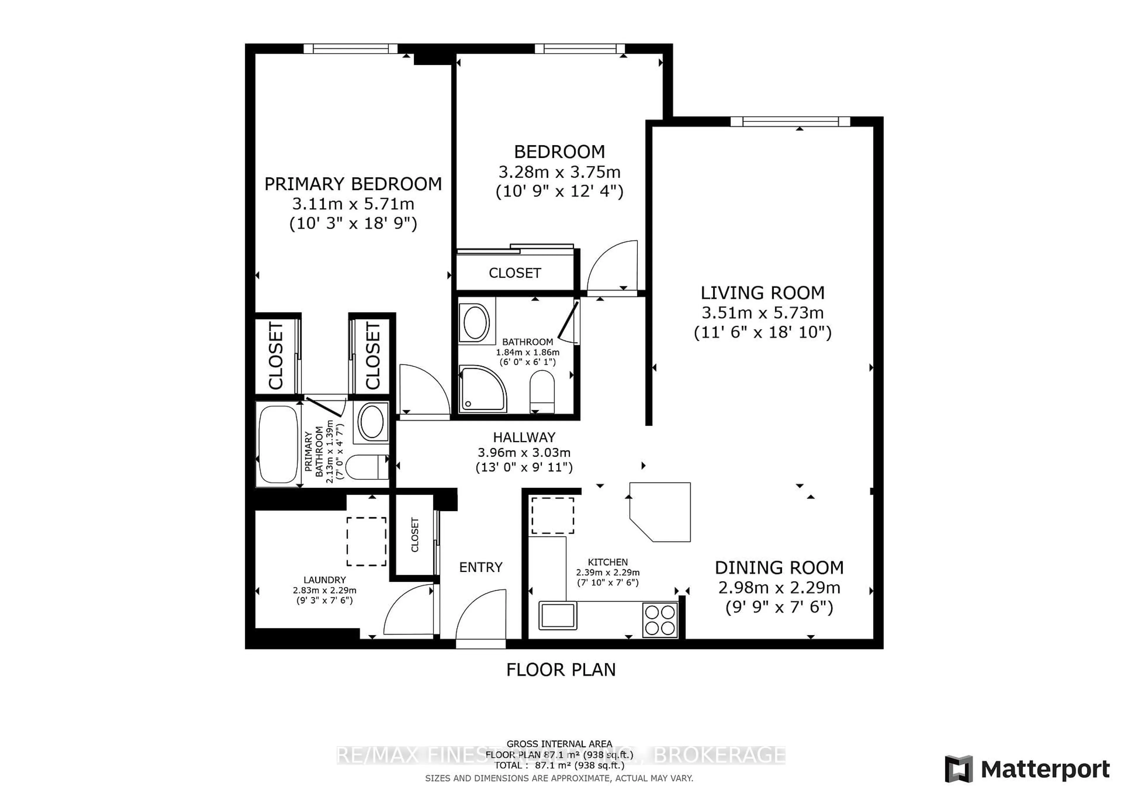 Floor plan for 120 Barrett Crt #508, Kingston Ontario K7L 5H6