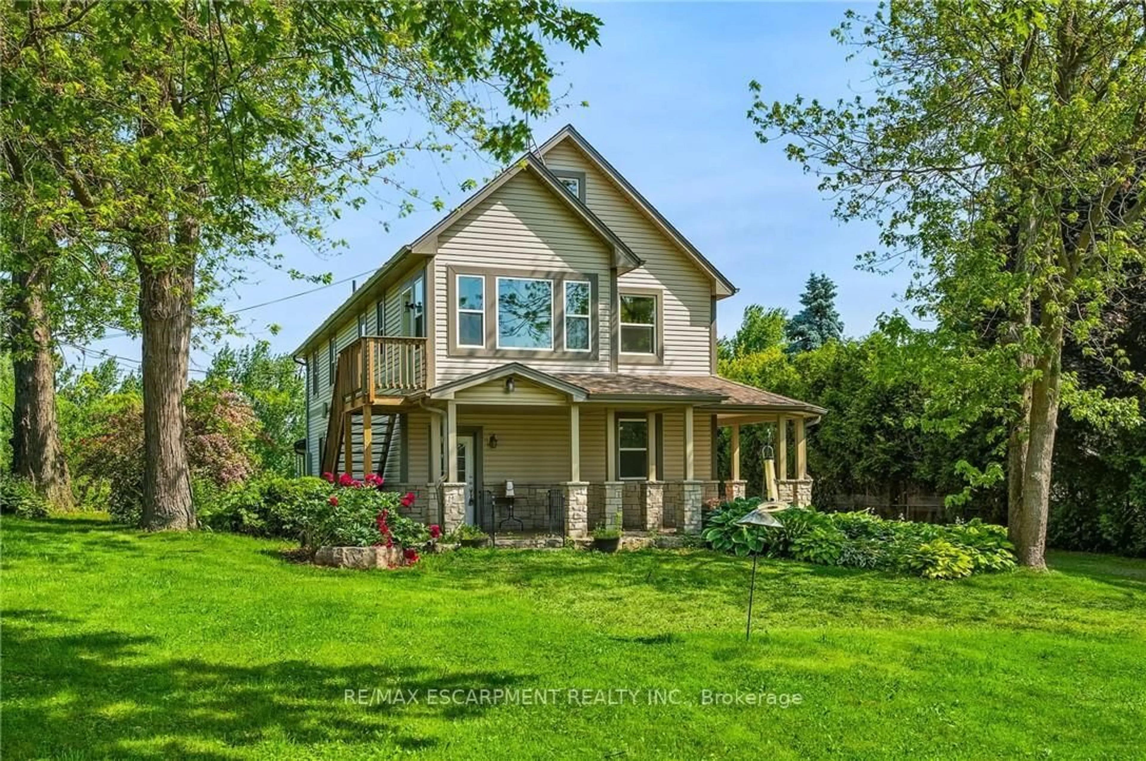 Home with vinyl exterior material, street for 483 Harvest Rd, Hamilton Ontario L9H 5E2