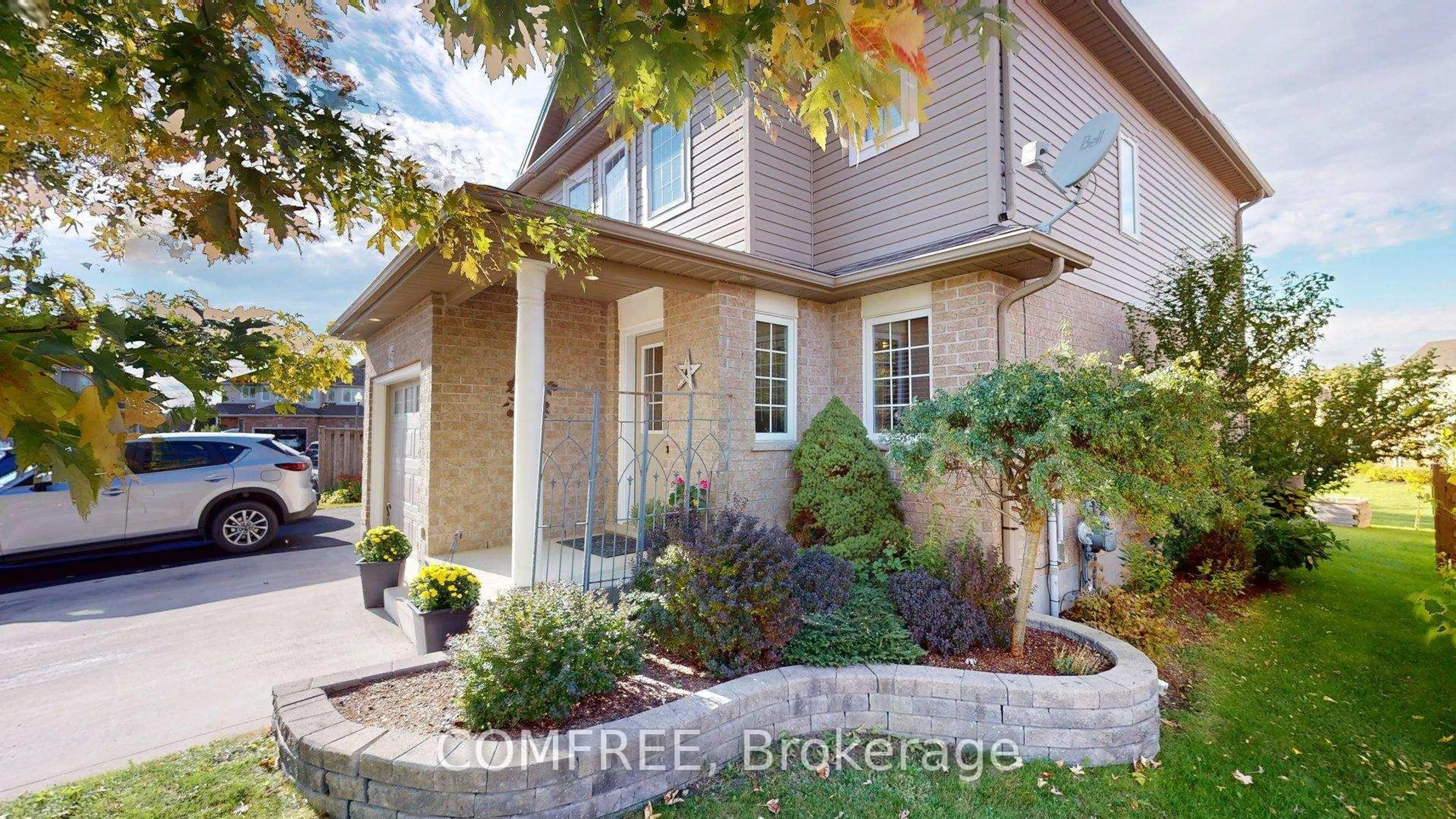 Home with brick exterior material, street for 45 Pond View Dr, Wellesley Ontario N0B 2T0