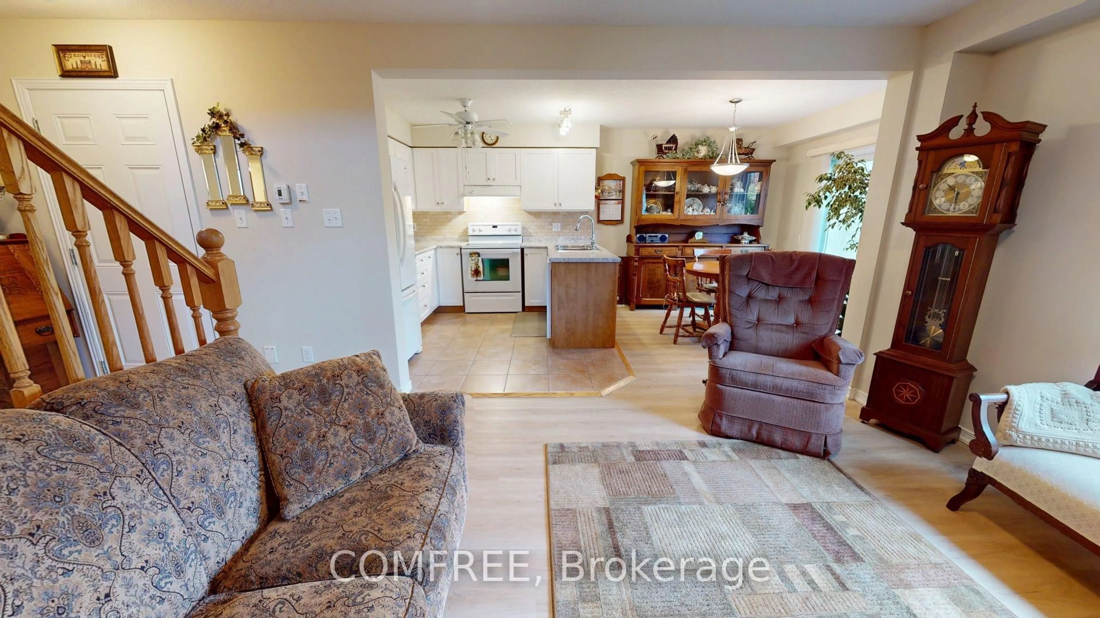 Living room with furniture, unknown for 45 Pond View Dr, Wellesley Ontario N0B 2T0
